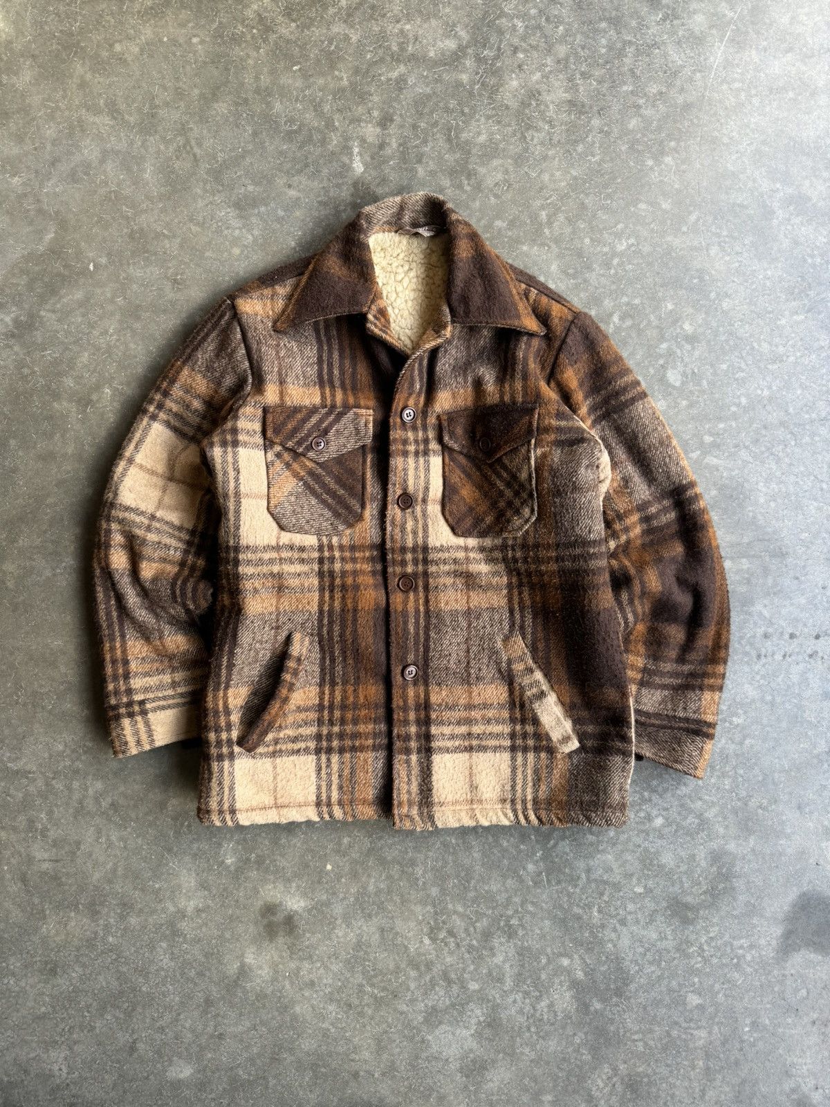 Pendleton 1970s Pendleton Style Sherpa Lined Fall Colored Flannel Size US S / EU 44-46 / 1 - 1 Thumbnail