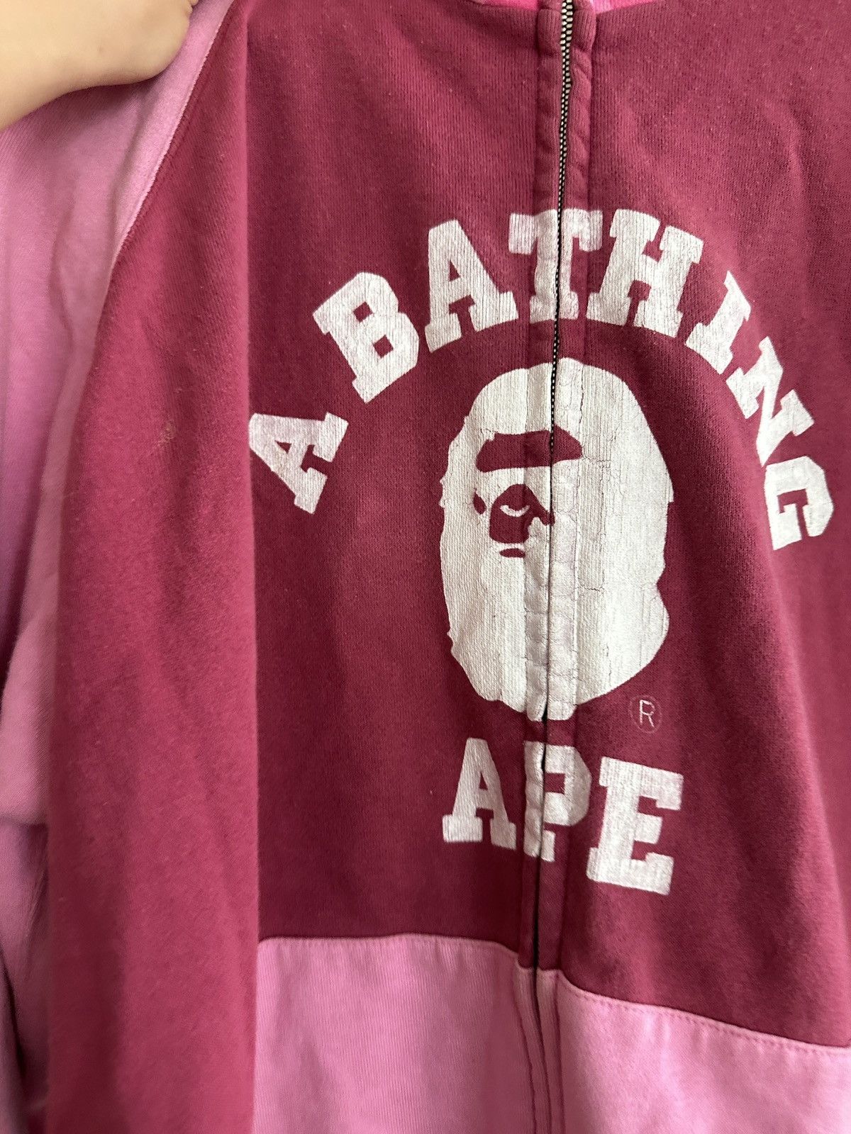 Bape Crazy Camo College Full Zip Hoodie Size US L / EU 52-54 / 3 - 5 Thumbnail