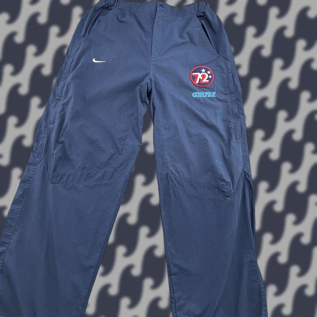 Nike Nike Track Pants Mens XL Blue COR72Z Vintage 2007 Sports Style Drawstring Slim Pants Size US 36 / EU 52 - 1 Thumbnail