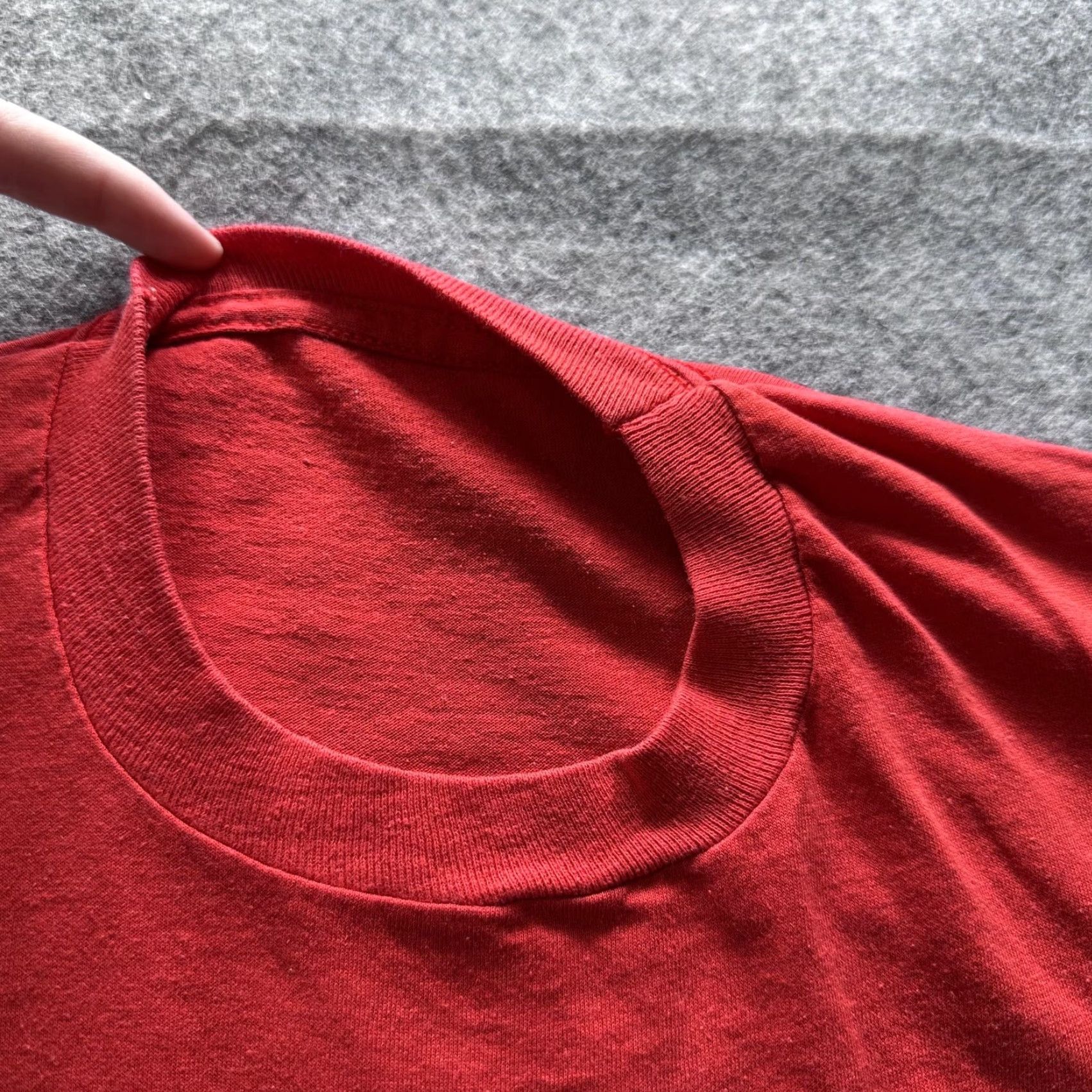 Logo 7 VINTAGE Fire Escape Jesus Shirt Mens L Red Graphic Tee Script Logo Religious Crewneck Size US L / EU 52-54 / 3 - 5 Thumbnail