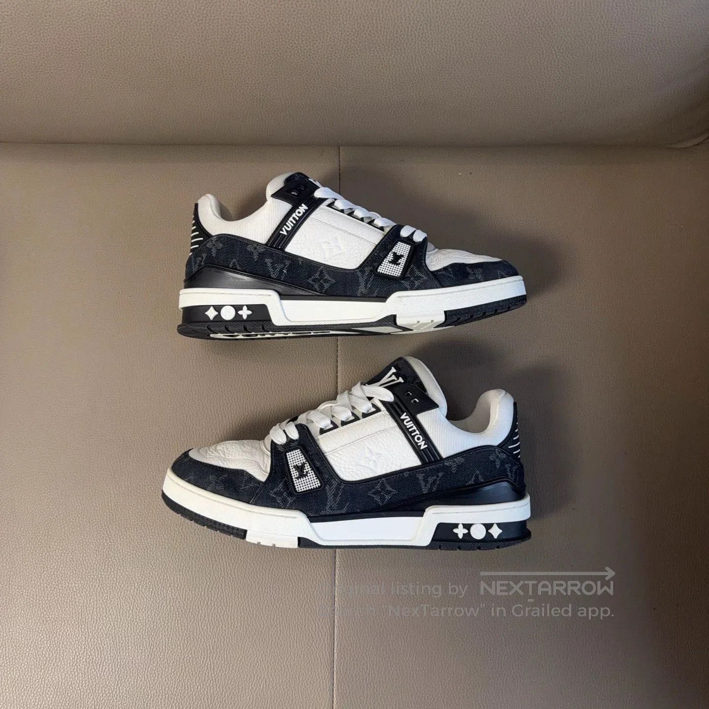 Louis Vuitton Lv Trainer Black White 99 New. Size US 5 / EU 37 - 6 Thumbnail