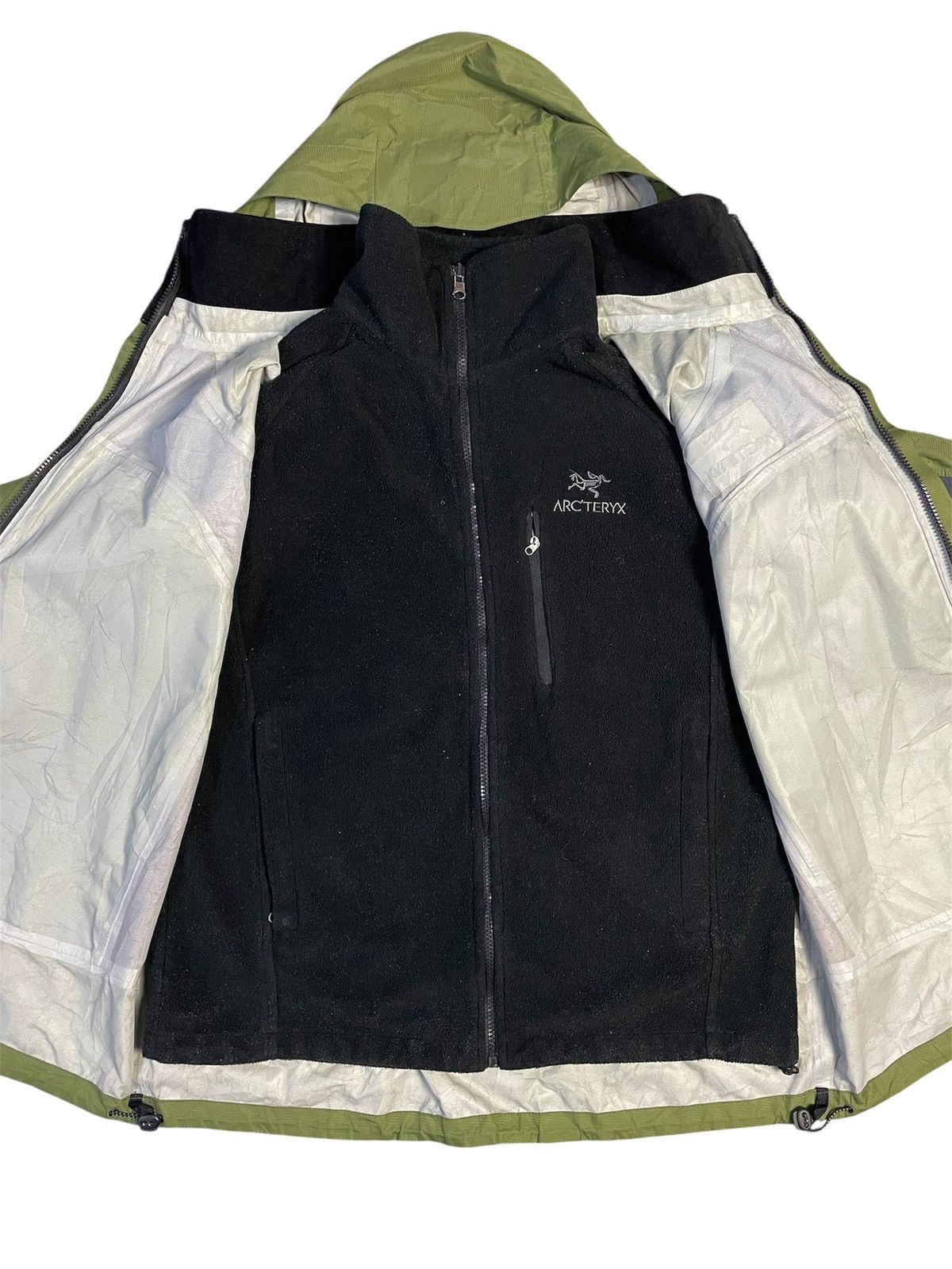 Arc'teryx Vintage Arc'teryx 3-in-1 Waterproof Jacket Fleece Liner Size US L / EU 52-54 / 3 - 3 Thumbnail