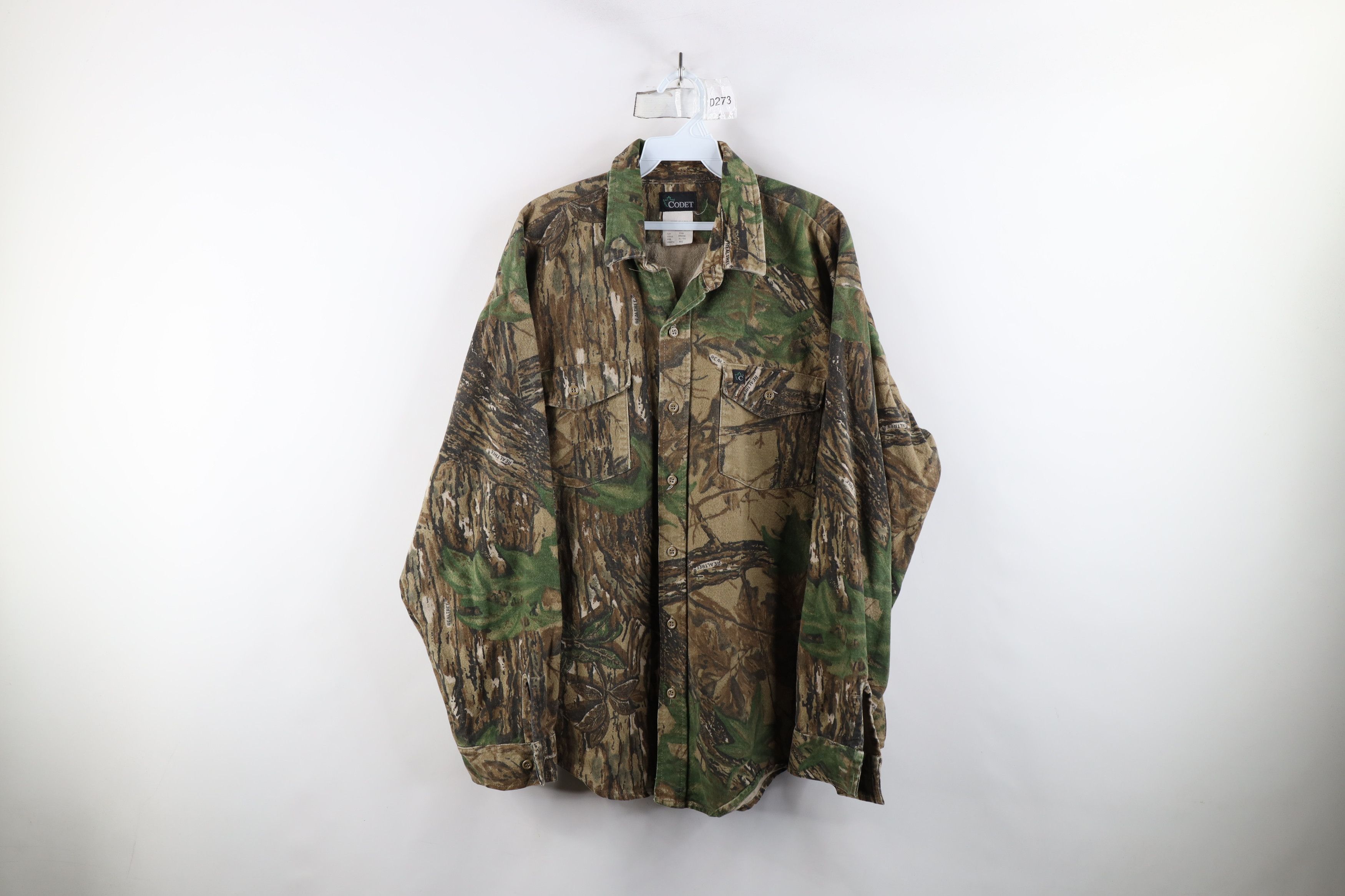 Vintage Vintage 90s Streetwear Realtree Camouflage Button Shirt USA Size US XL / EU 56 / 4 - 1 Thumbnail