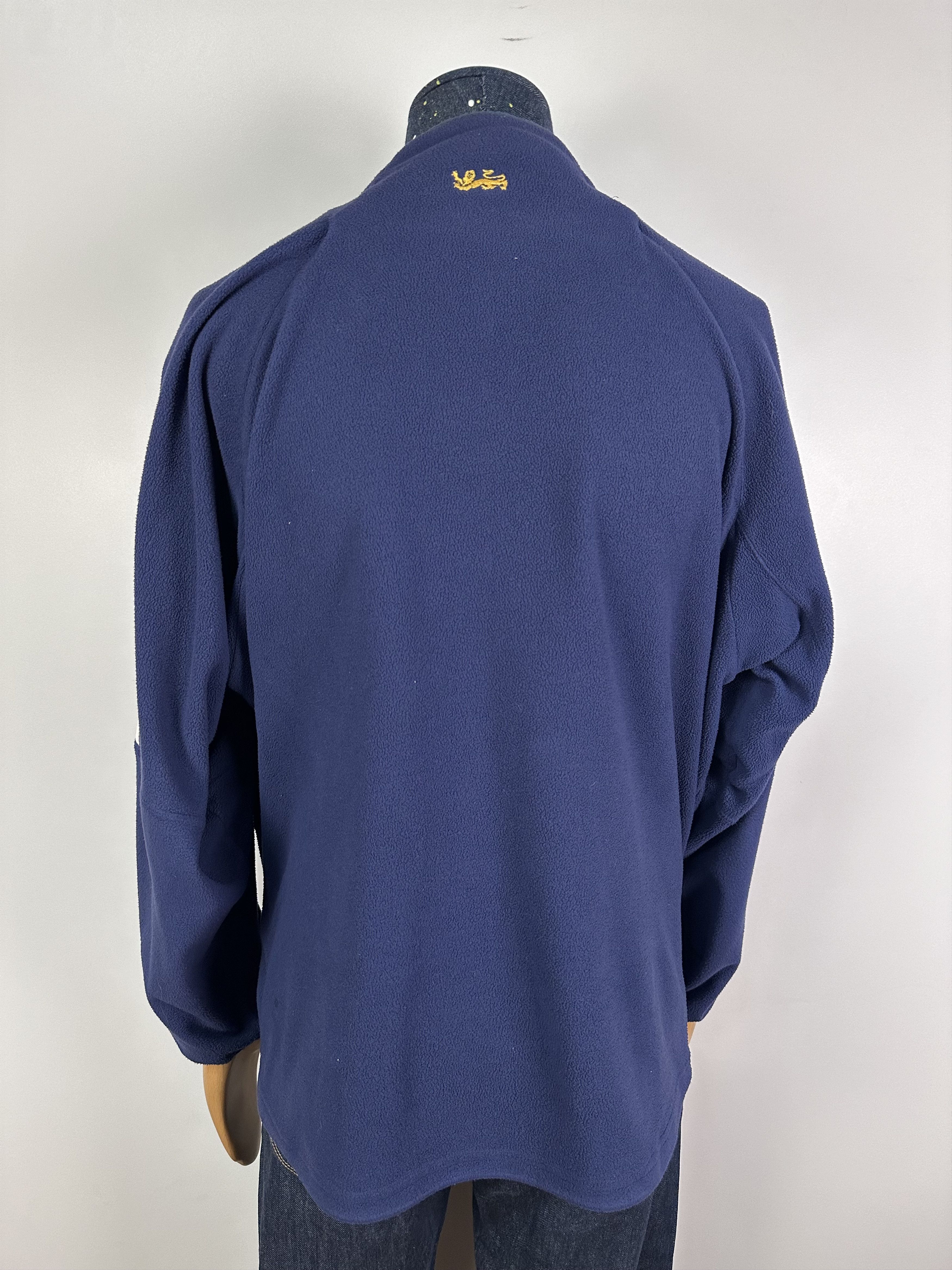 Adidas × Vintage Adidas 2005 RUGBY New Zealand 1/4 Zip Fleece Jacket Sweater Size US L / EU 52-54 / 3 - 9 Thumbnail