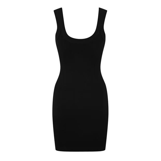 o1g2r1mq0824 Tank Mini Dress in Black