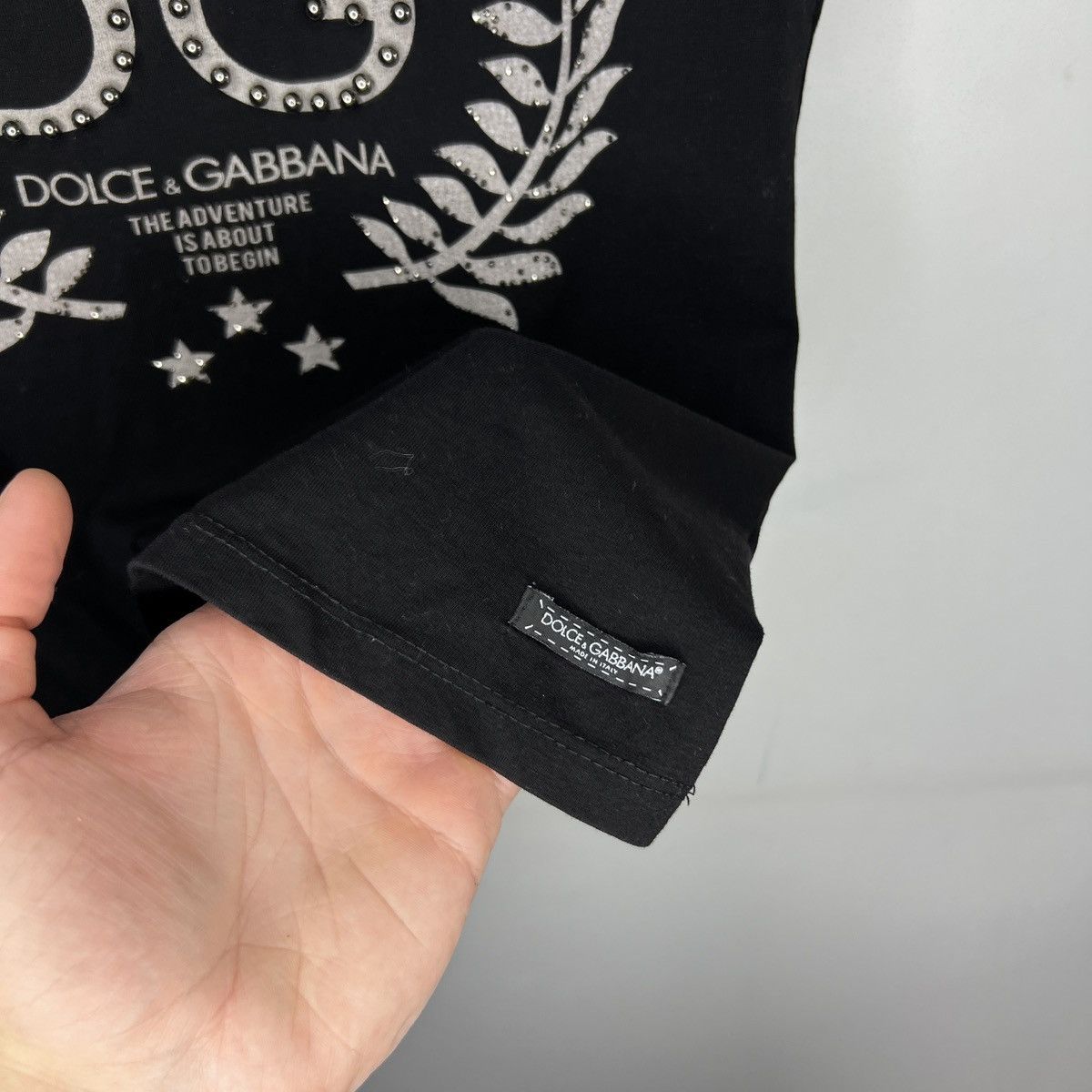 Dolce & Gabbana Dolce & Gabbana D&G huge logo Tshirt top Size S / US 4 / IT 40 - 6 Thumbnail