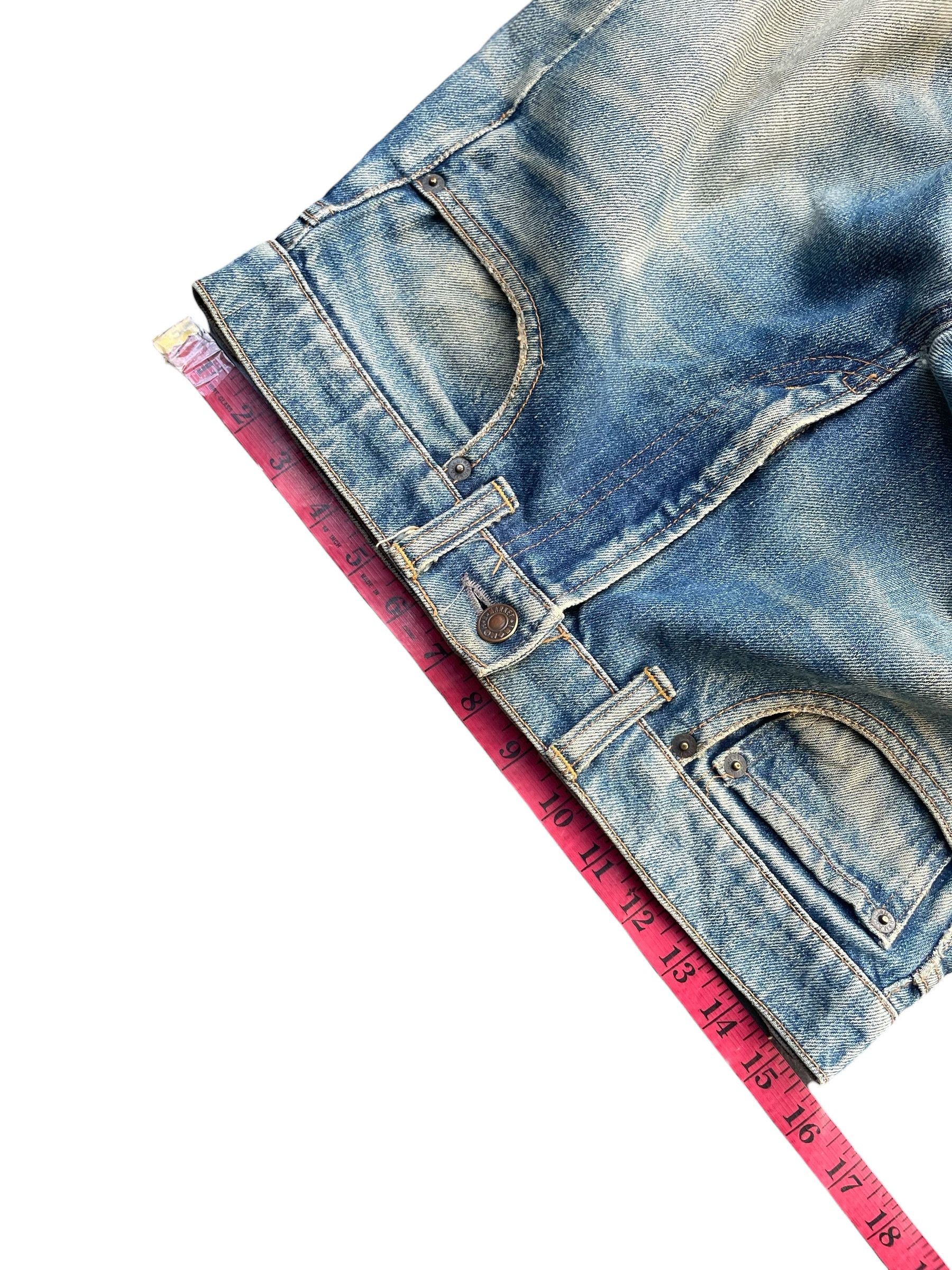 HRMTG Japan Vintage HR Market Selvedge Distresed Denim Size US 31 - 17 Thumbnail