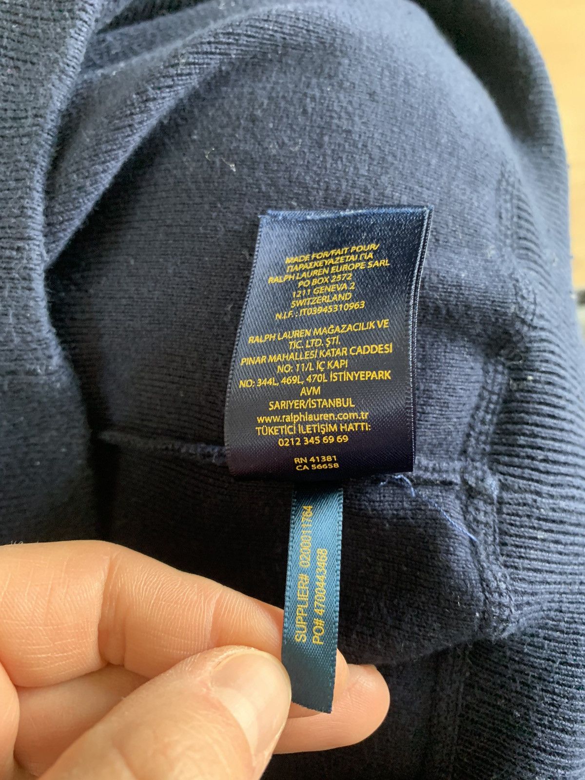 Polo Ralph Lauren Polo Ralph Lauren navy sweater sweatshirt Size US S / EU 44-46 / 1 - 7 Thumbnail