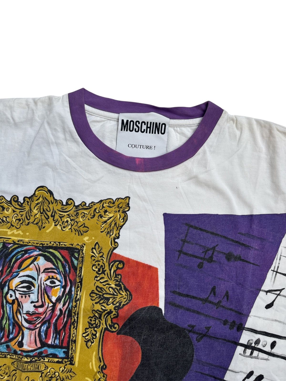 Jeremy Scott Moschino era Picasso T-shirt Size US L / EU 52-54 / 3 - 10 Thumbnail
