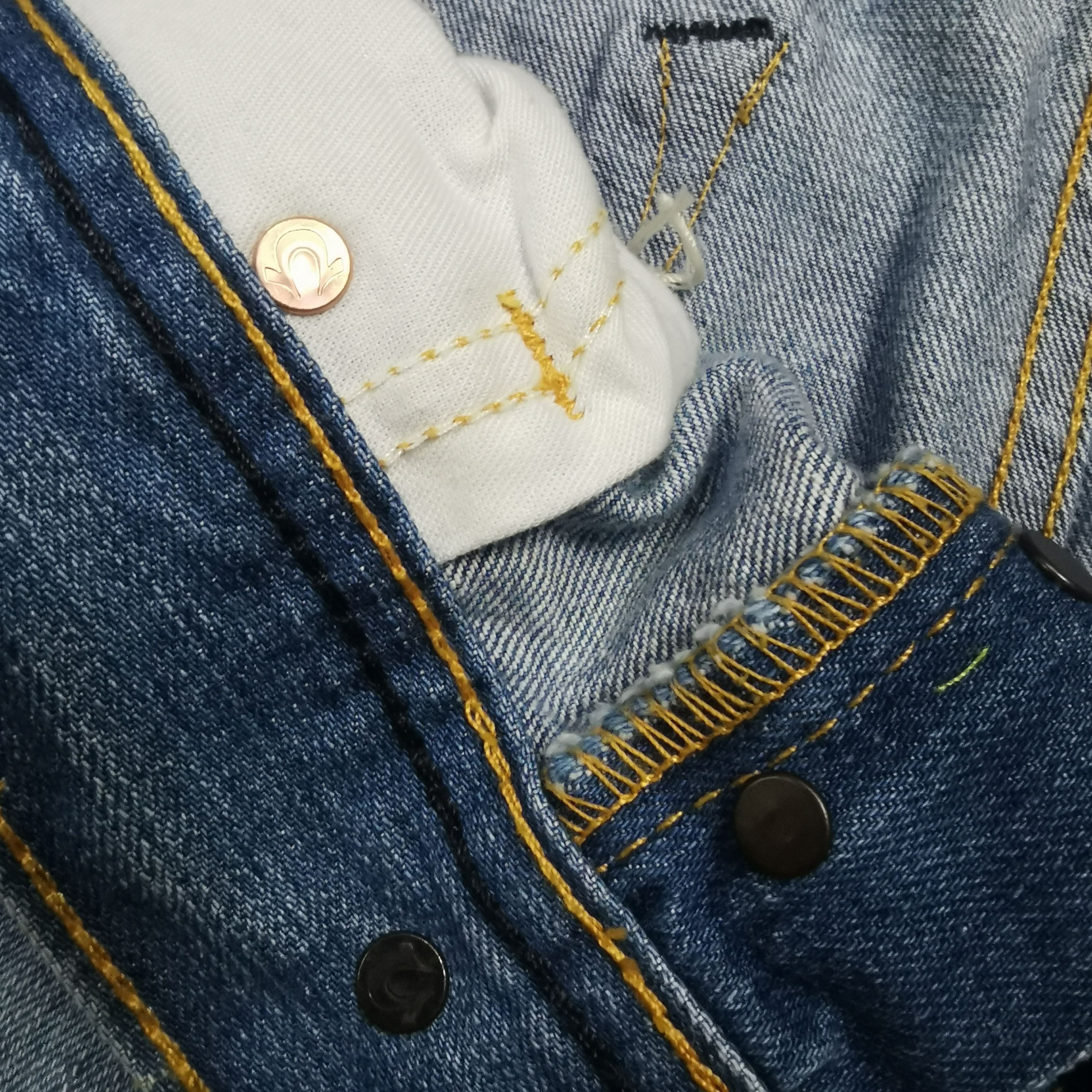 True Religion Y2k Embroidered Boro Stiching Patch Selvedge True Religion Size US 34 / EU 50 - 10 Thumbnail