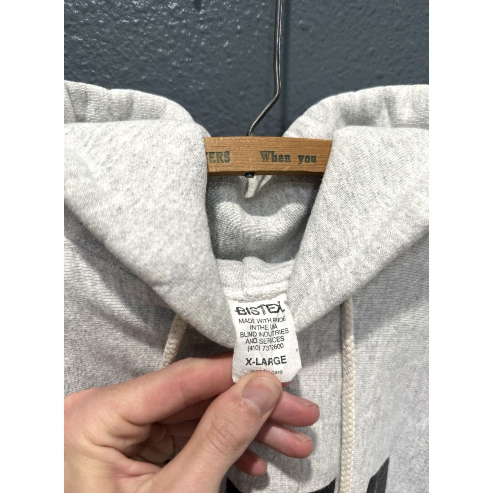 Vintage VINTAGE Military USMA Academy Reverse Weave Style Hoodie XL Gray USA 80’s Size US XL / EU 56 / 4 - 2 Thumbnail