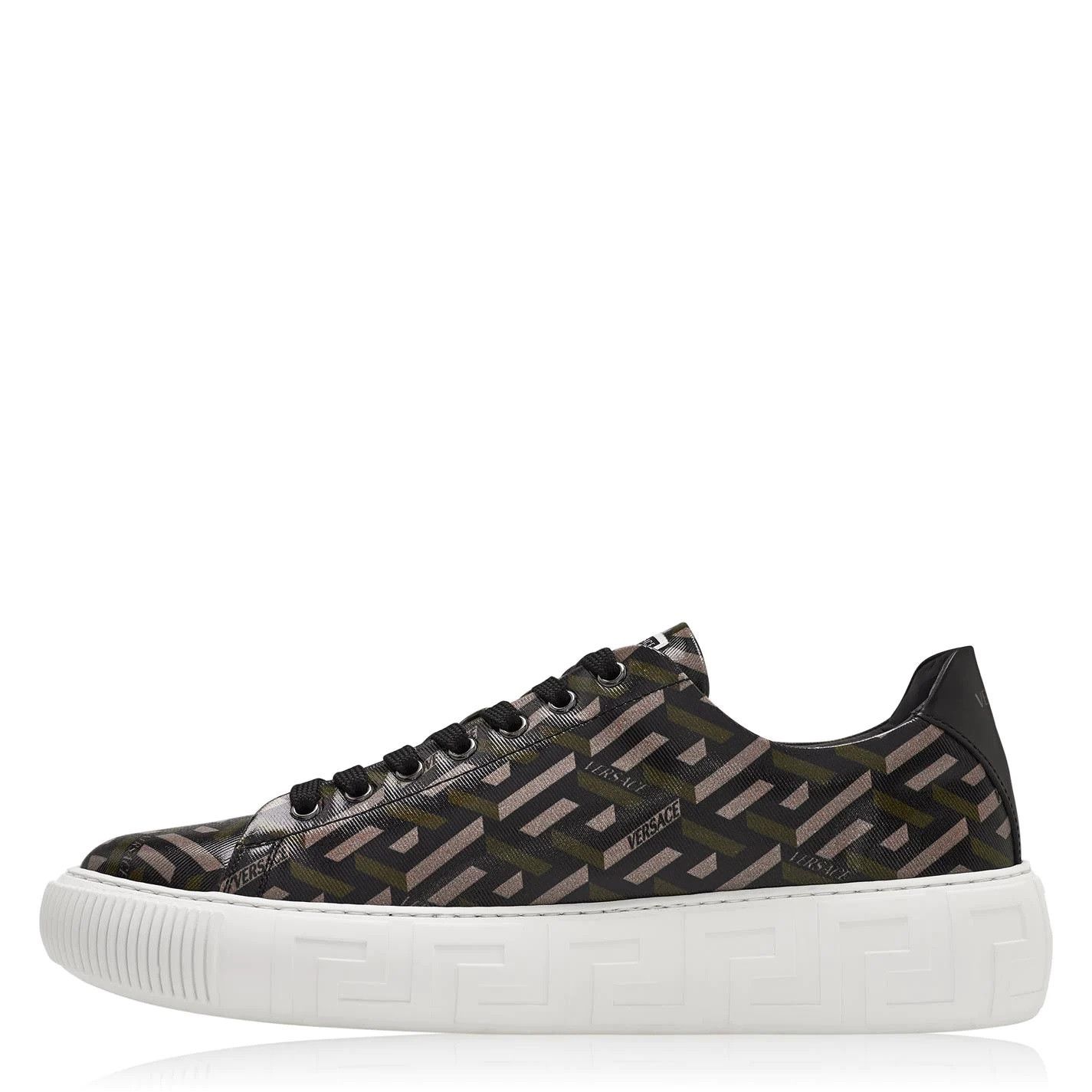 Versace Versace Greca Low Top Sneakers Men's Size US 9 EU 42 Size US 9 / EU 42 - 2 Thumbnail