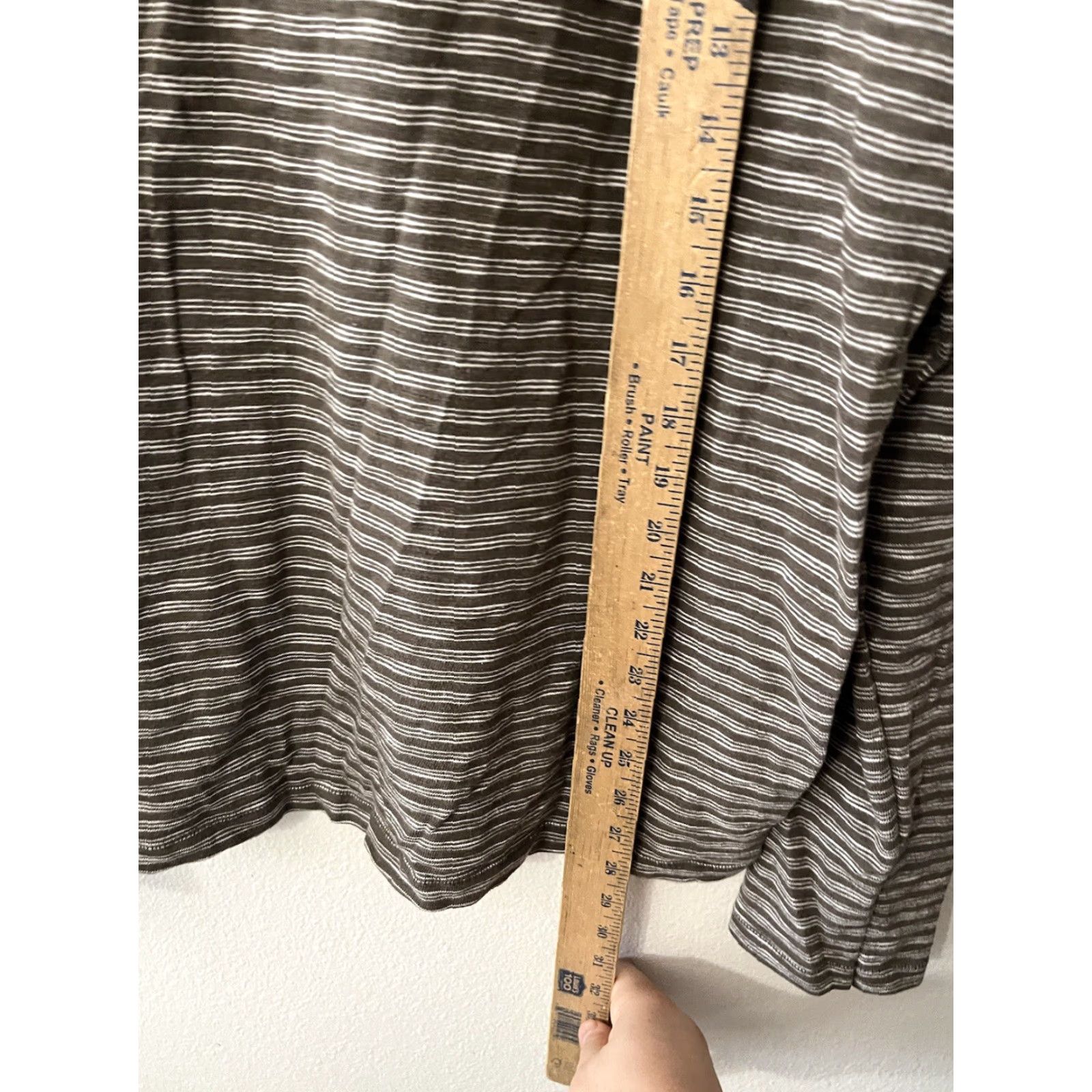 Gap GAP Sweatshirt Men XL Long Sleeve Crew Neck Pullover Henley Brown Striped Size US XL / EU 56 / 4 - 4 Thumbnail