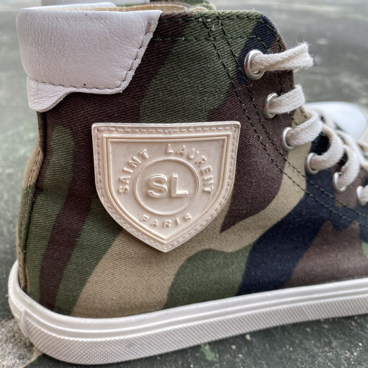 Saint Laurent Paris Saint laurent bedford camouflage high top Size US 5 / IT 35 - 4 Thumbnail