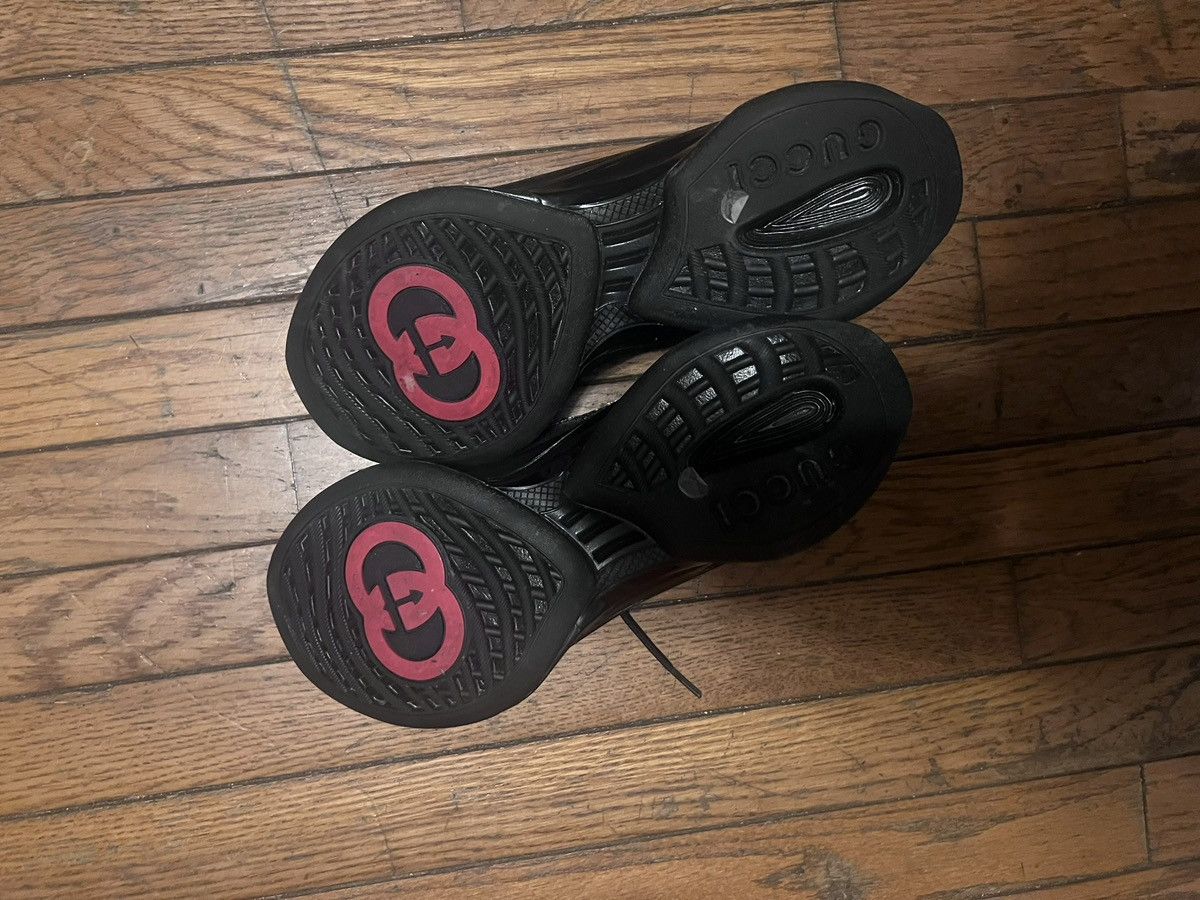 Gucci Gucci Black Run GG Crystal Sneaker Size US 8 / IT 38 - 5 Thumbnail