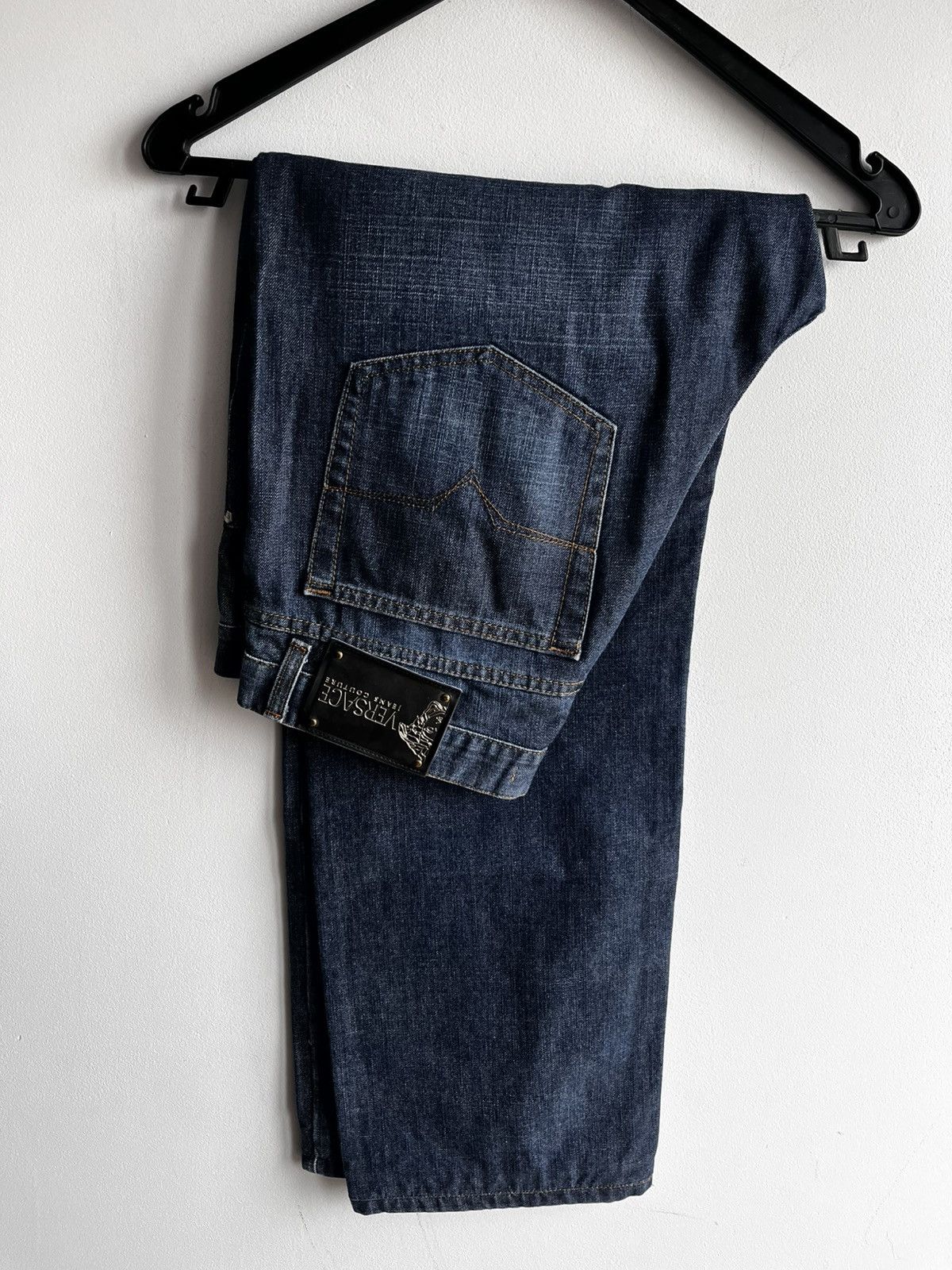 Versace × Versace Jeans Couture Versace jeans straight 34 navy blue Size US 34 / EU 50 - 2 Thumbnail