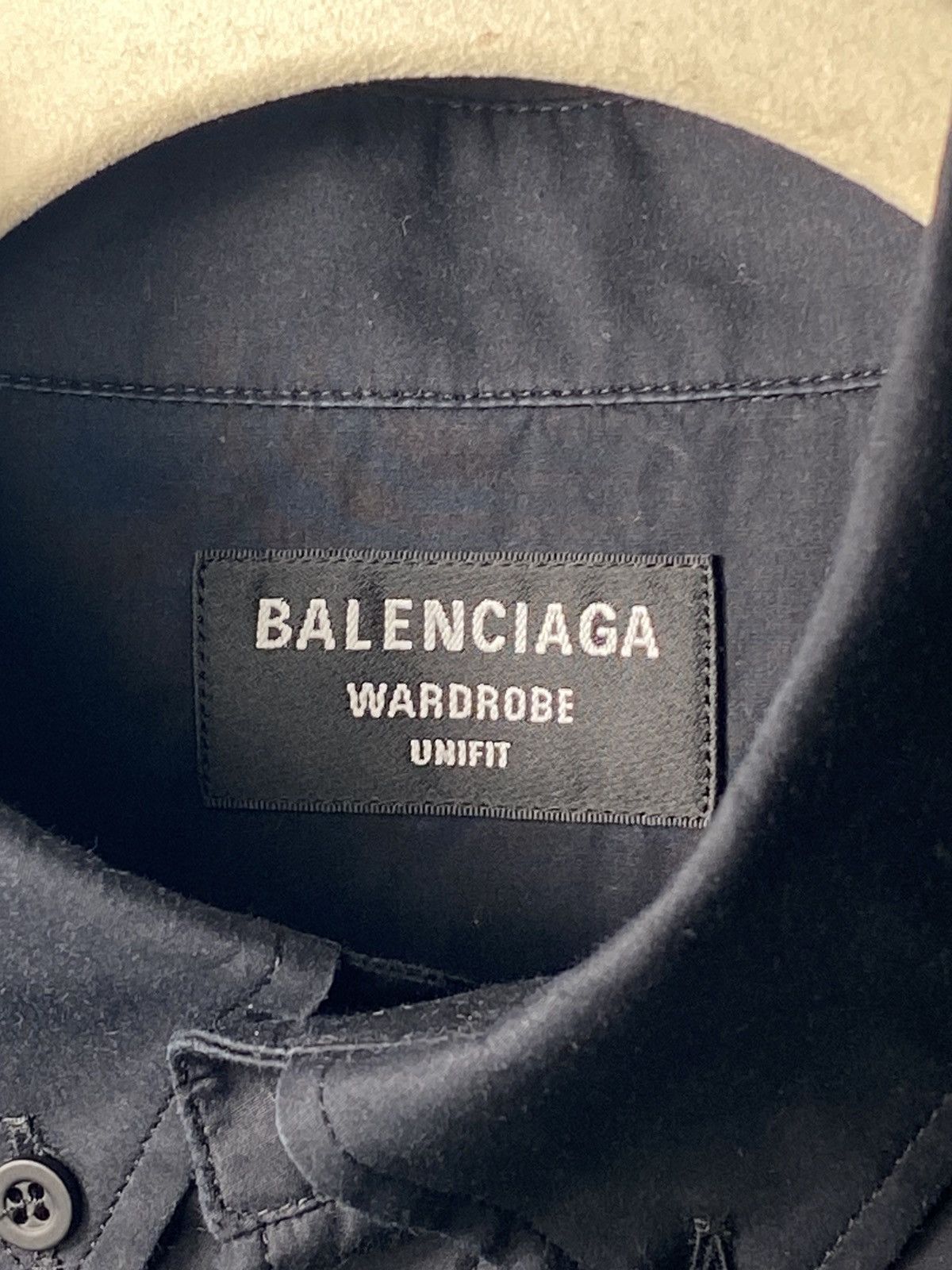 Balenciaga Dry Cleaning Logo Button Up Size US XS / EU 42 / 0 - 3 Thumbnail