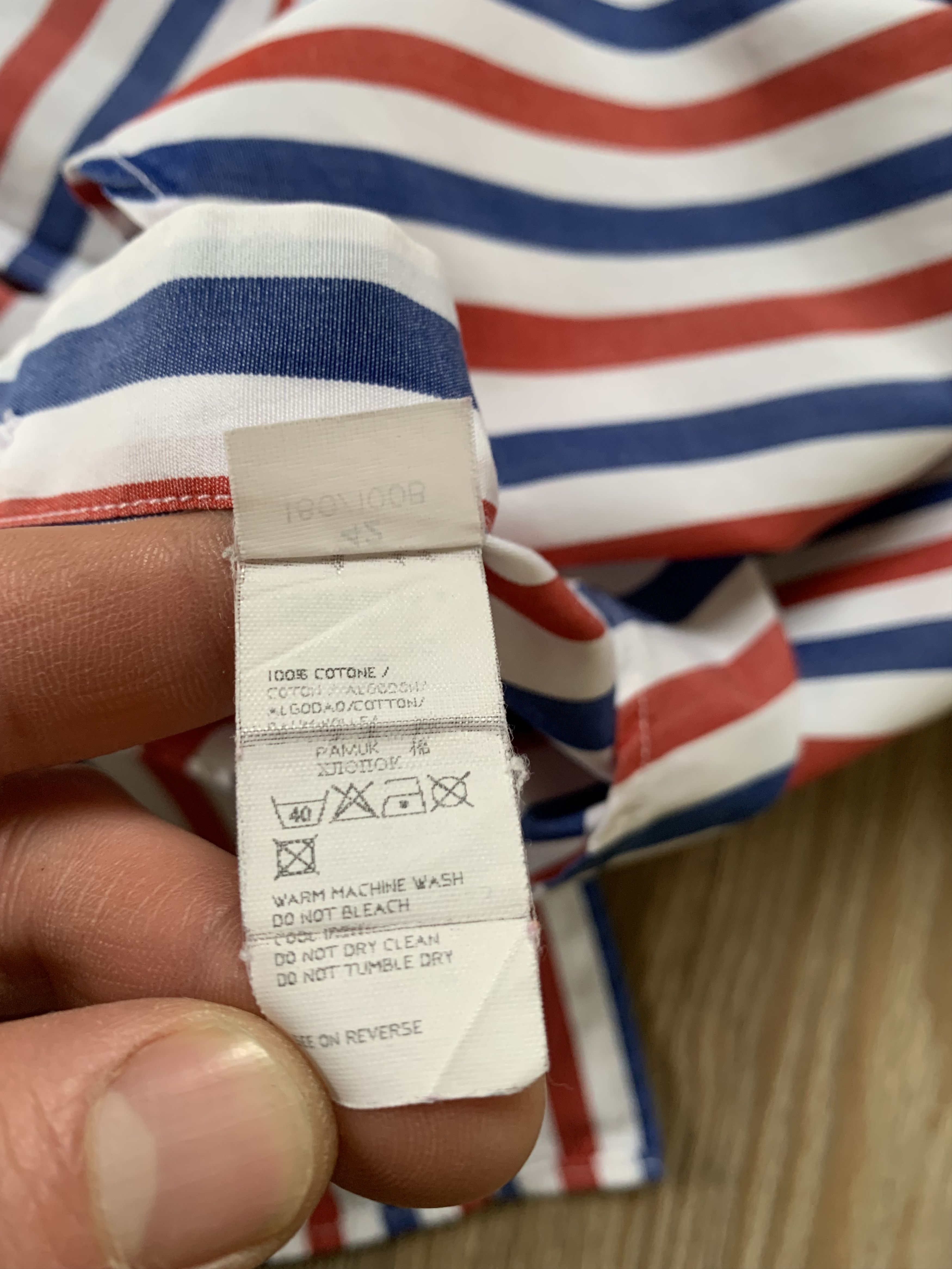 Paul & Shark Vintage Paul & Shark Yachting Cotton Stripe Shirt Size US M / EU 48-50 / 2 - 8 Thumbnail