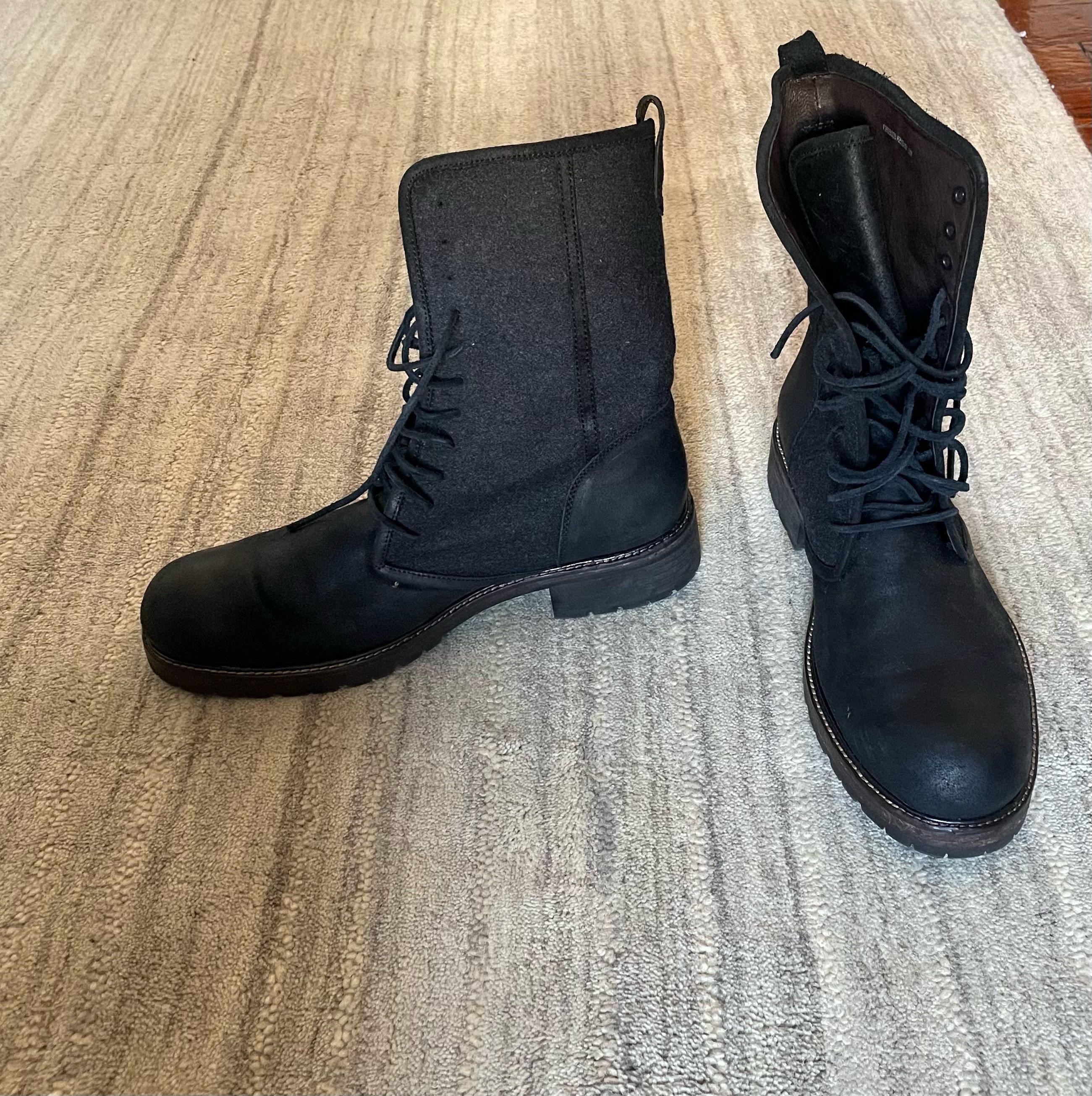 John Varvatos Gibbons Open Lace Combat Boot Size US 12 / EU 45 - 1 Thumbnail