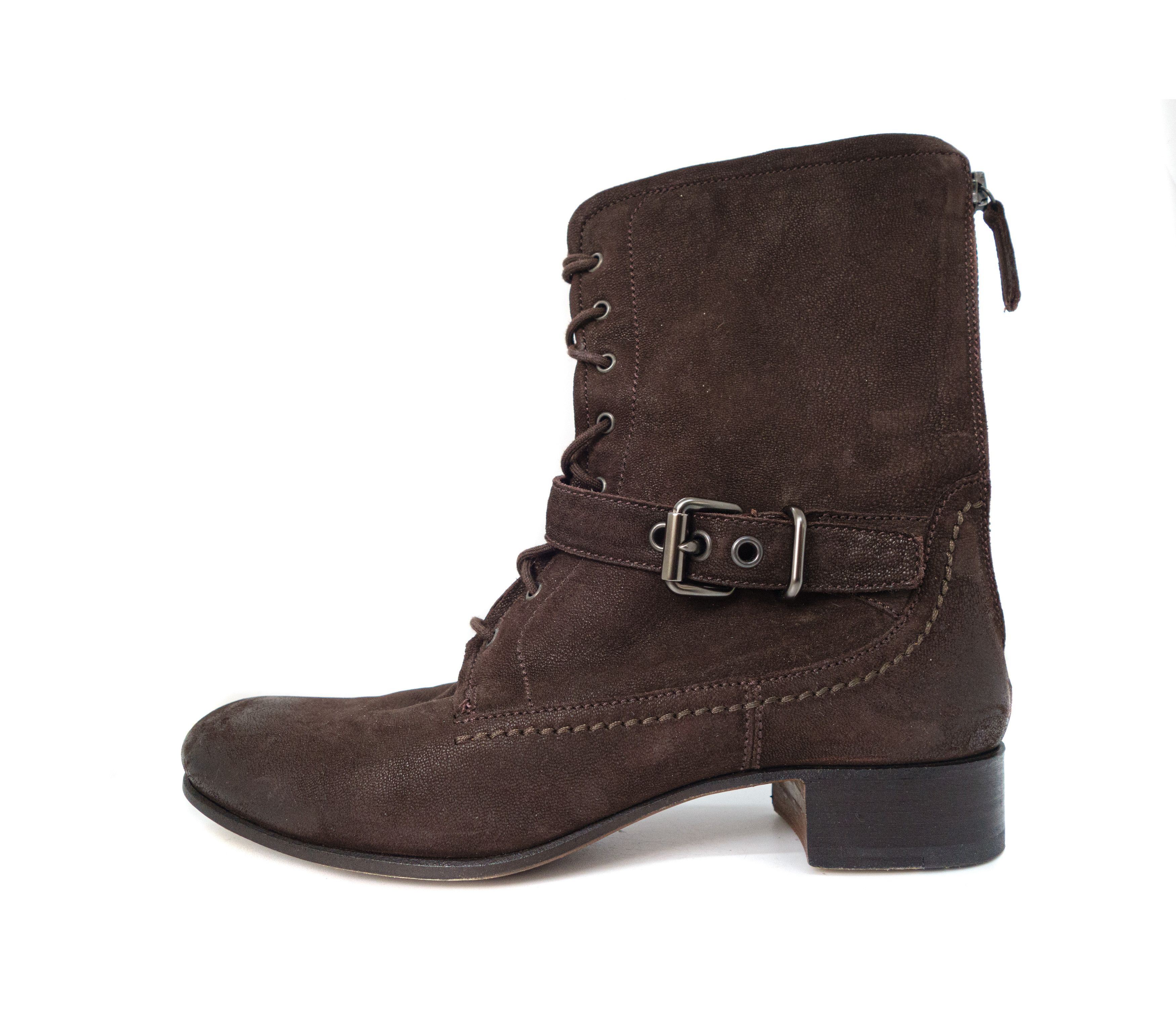Prada Cowboy Leather Back Zip Boots Size US 10 / IT 40 - 1 Thumbnail