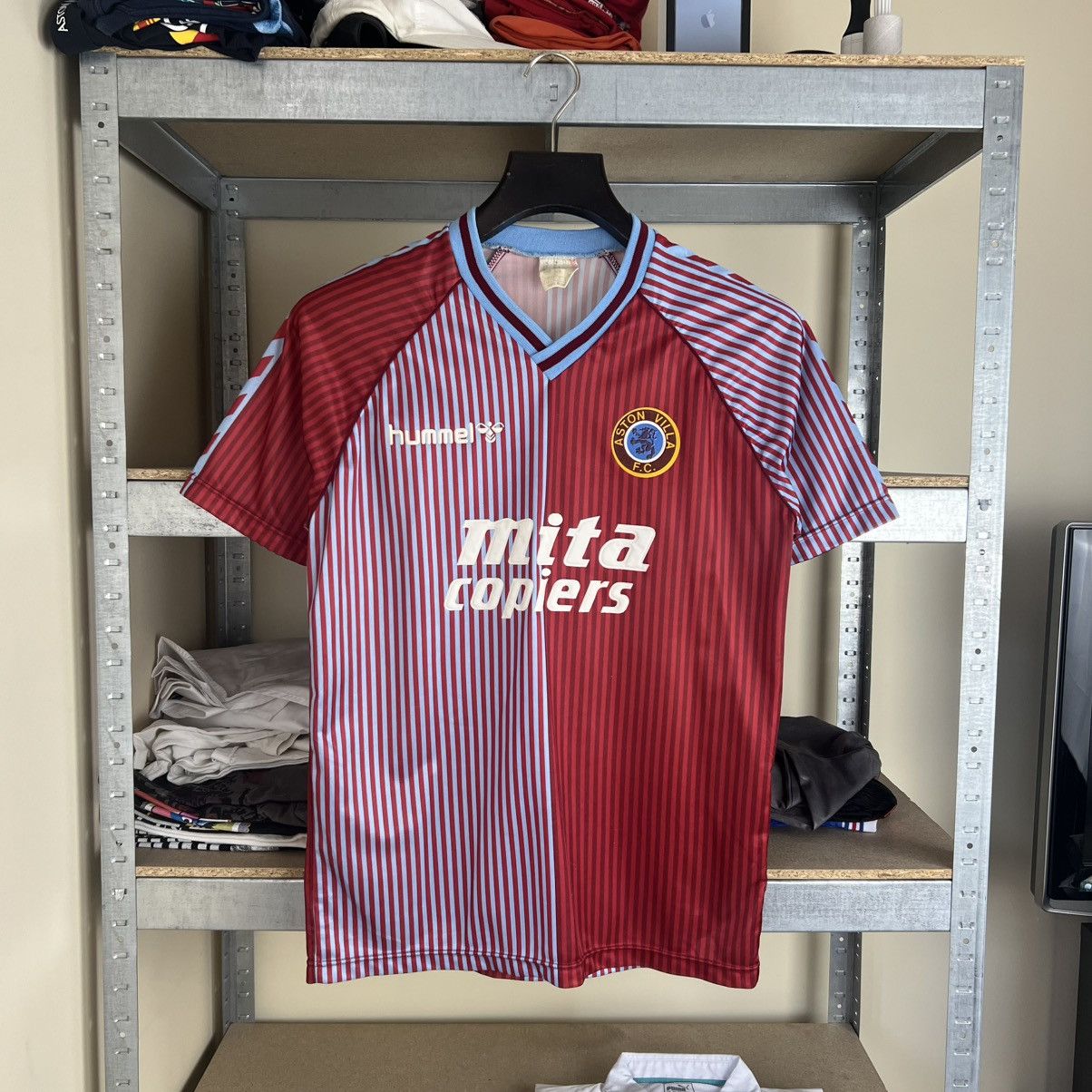 Hummel Rare! Aston Villa Hummel Vintage Soccer Jersey 1987 Size US M / EU 48-50 / 2 - 1 Thumbnail