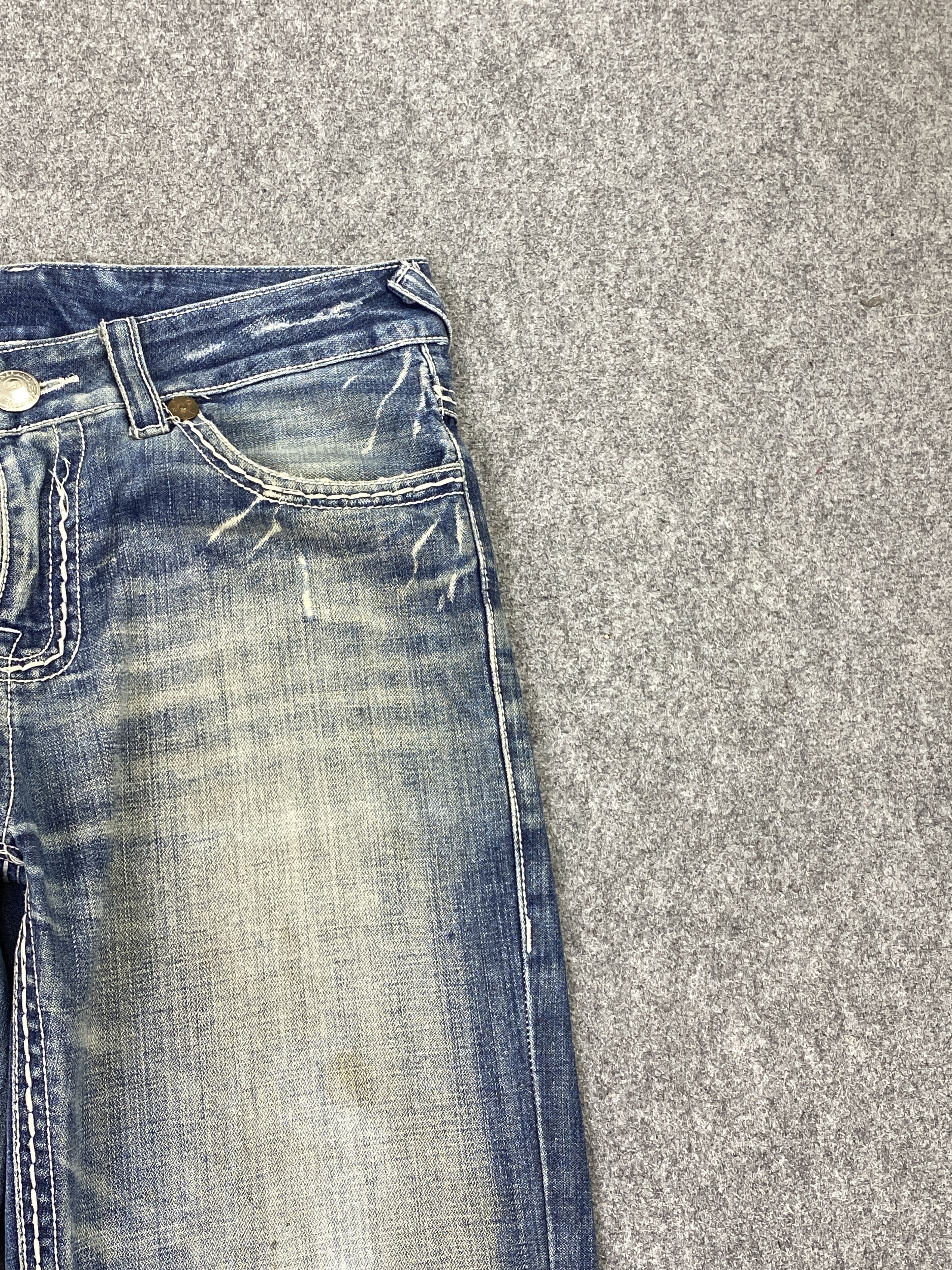 True Religion Vintage True Religion Blue Faded Jeans DP2878 Size US 34 / EU 50 - 10 Thumbnail