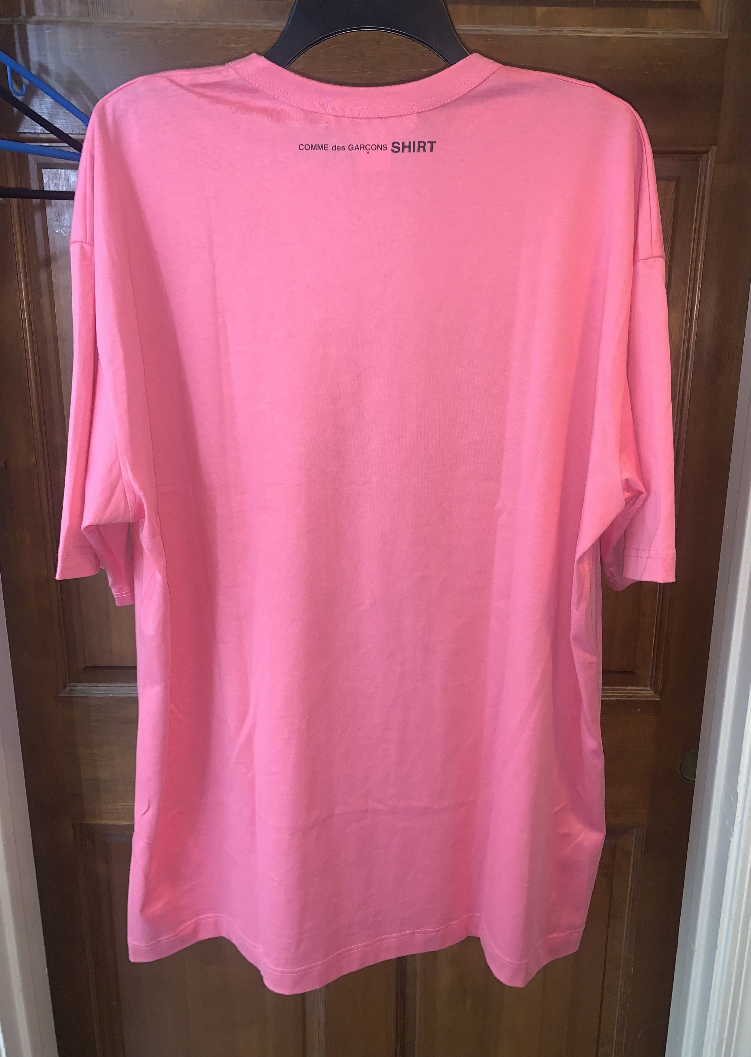Comme des Garcons SHIRT Pink Basic T-shirt (Retails for $120) Size US L / EU 52-54 / 3 - 6 Thumbnail