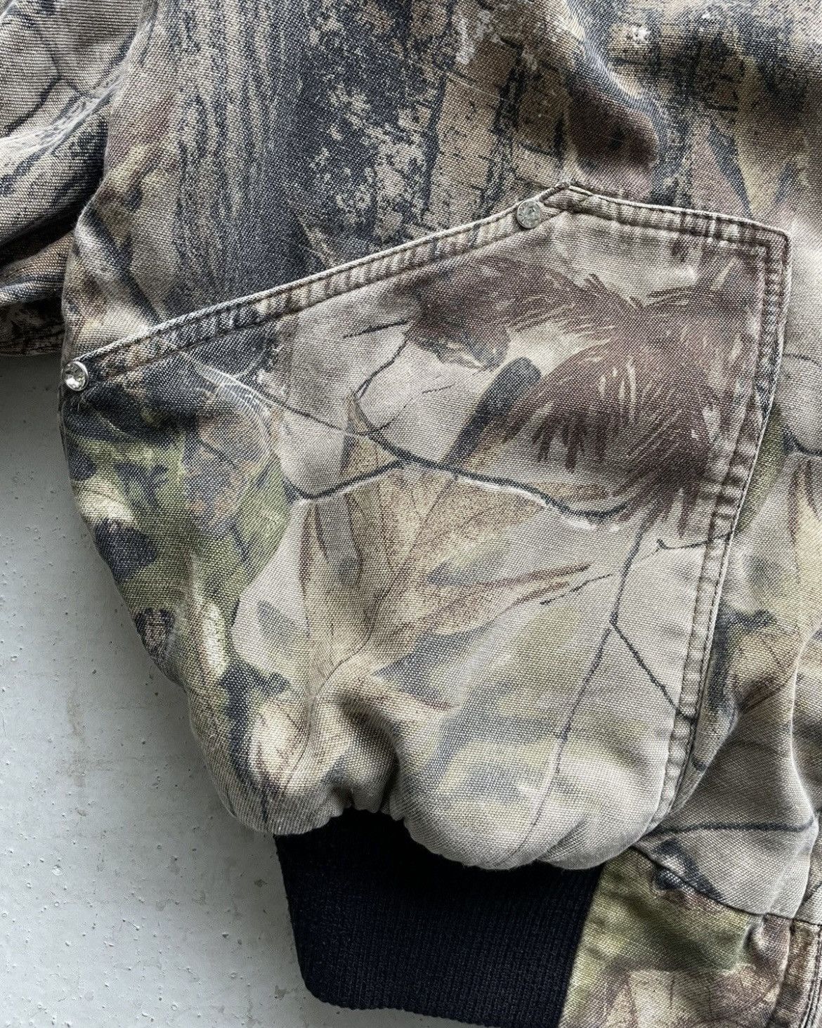 Carhartt × Vintage Vintage Crazy Rare 90's Camo Boxy Carhartt Style Jacket Size US M / EU 48-50 / 2 - 6 Thumbnail