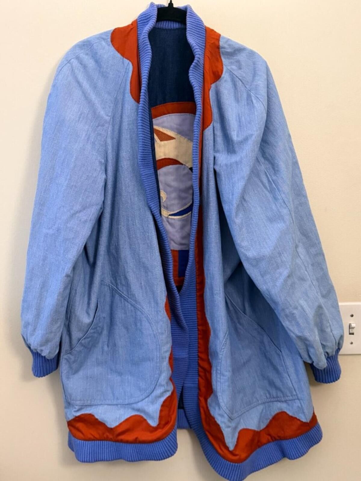 Vintage SALLY VAN WERLHOF Salamander reversible coat Size L / US 10 / IT 46 - 6 Thumbnail