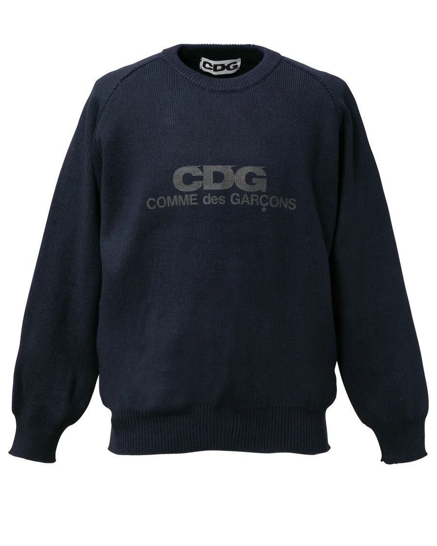 Comme des Garcons CDG ROUND NECK SCHOOL PULLOVER size L Grailed