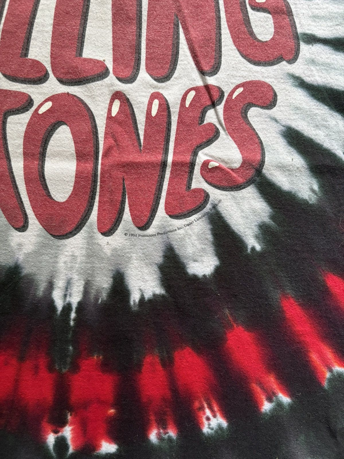 Fruit Of The Loom 1994 Rolling Stones Voodoo Lounge Tie Dye Tee XL USA Size US XL / EU 56 / 4 - 7 Thumbnail