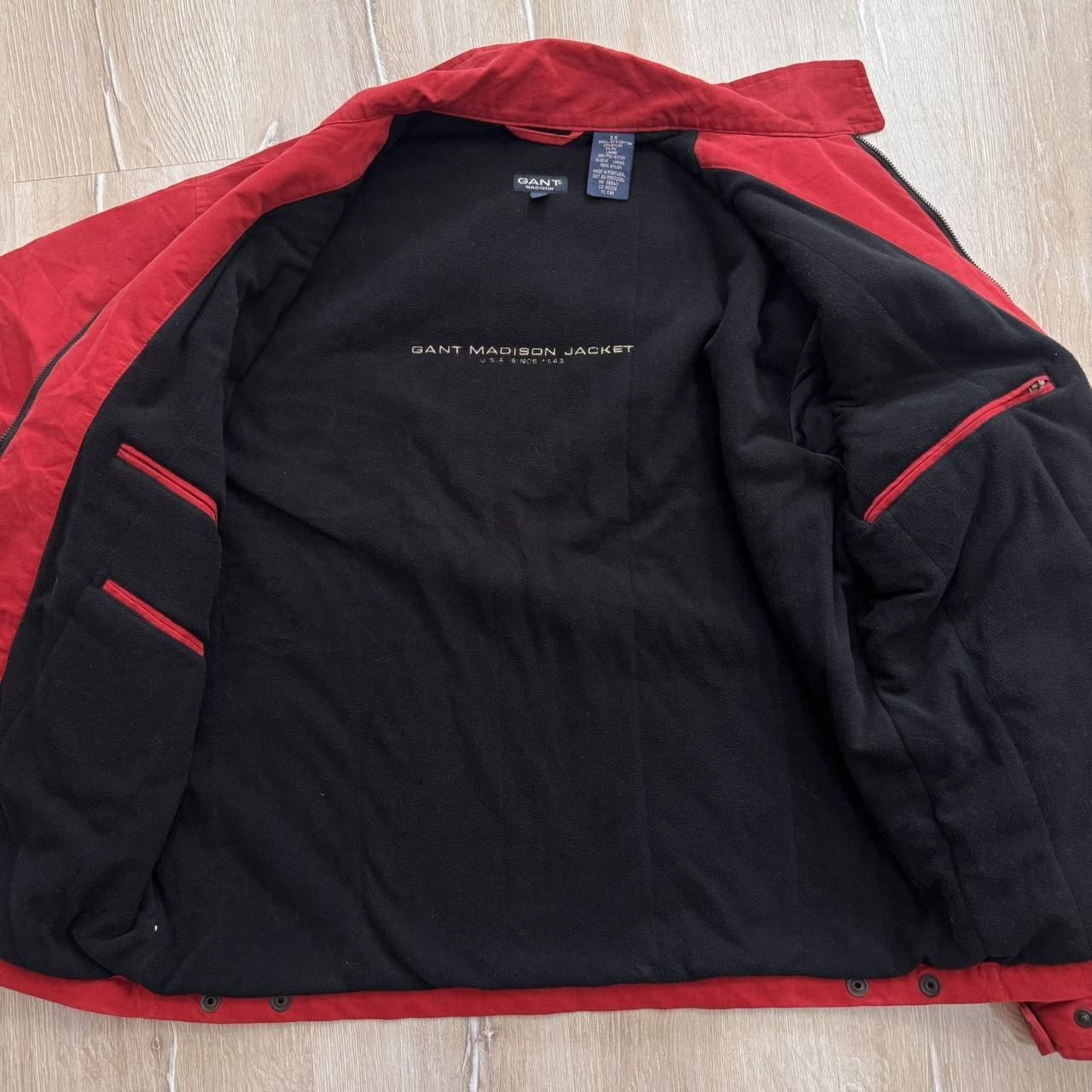 Gant GANT Madison Vintage Fleece Lines Men’s Jacket Size L Red Size US L / EU 52-54 / 3 - 3 Thumbnail