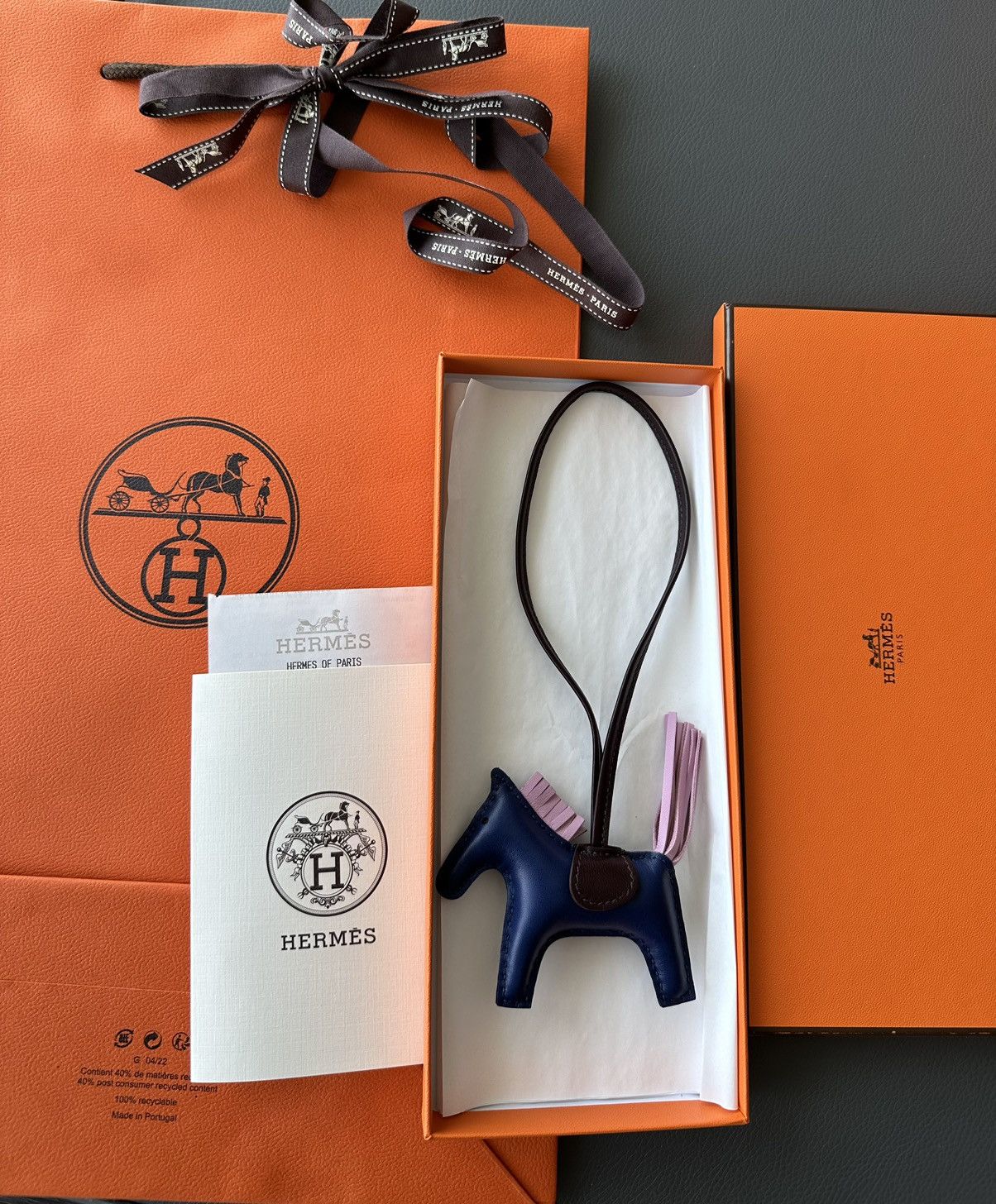 Hermes Brand New Super Rare Hermes Rodeo PM Leather Horse Charm Size ONE SIZE - 9 Thumbnail