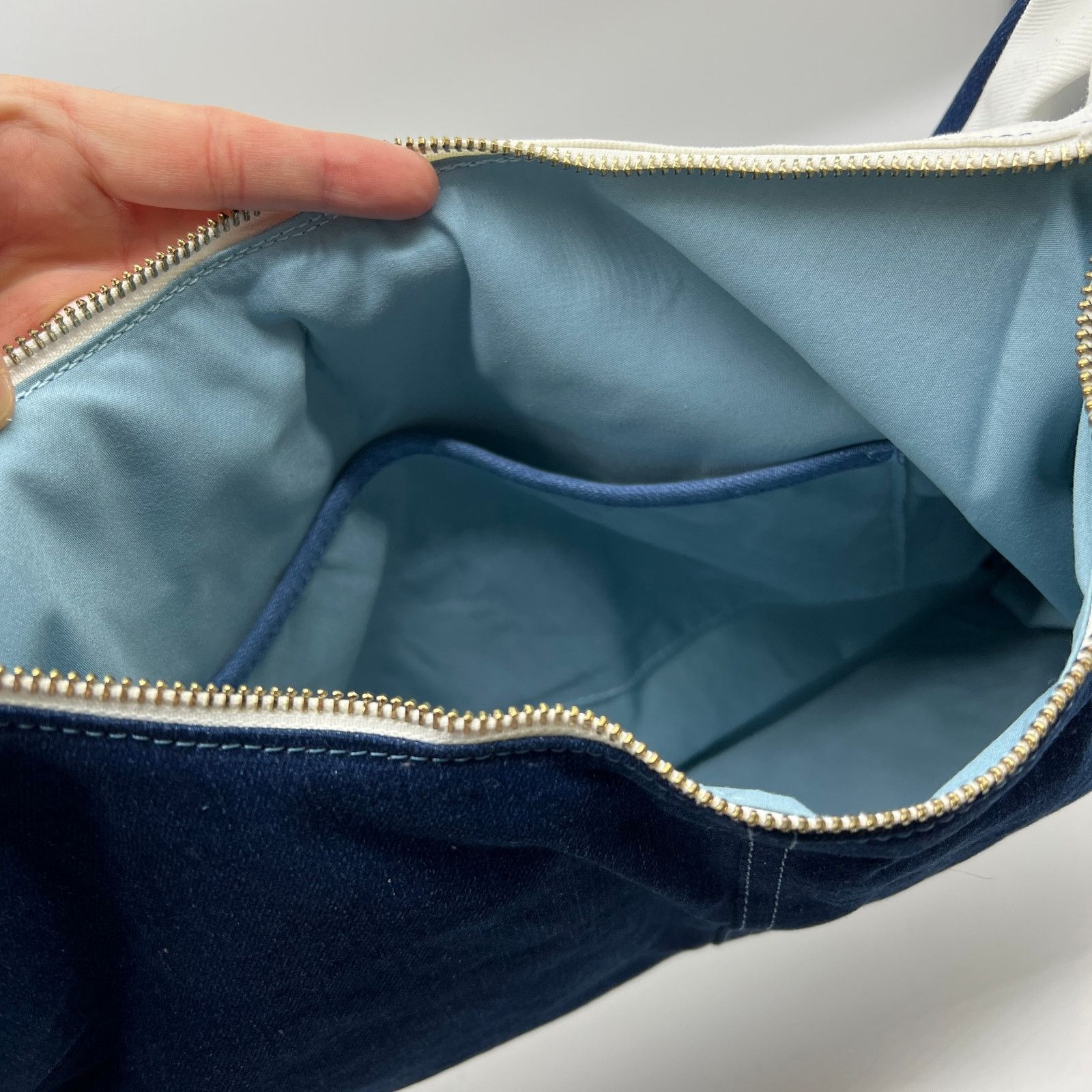 Other Attitudes by Renee Denim Patchwork Shoulder Bag Denim Combo Size ONE SIZE - 14 Thumbnail