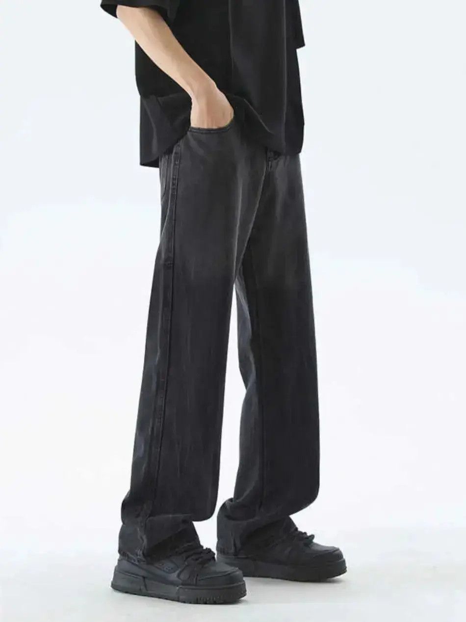 Japanese Brand Retro washed versatile casual jeans Size US 32 / EU 48 - 5 Thumbnail