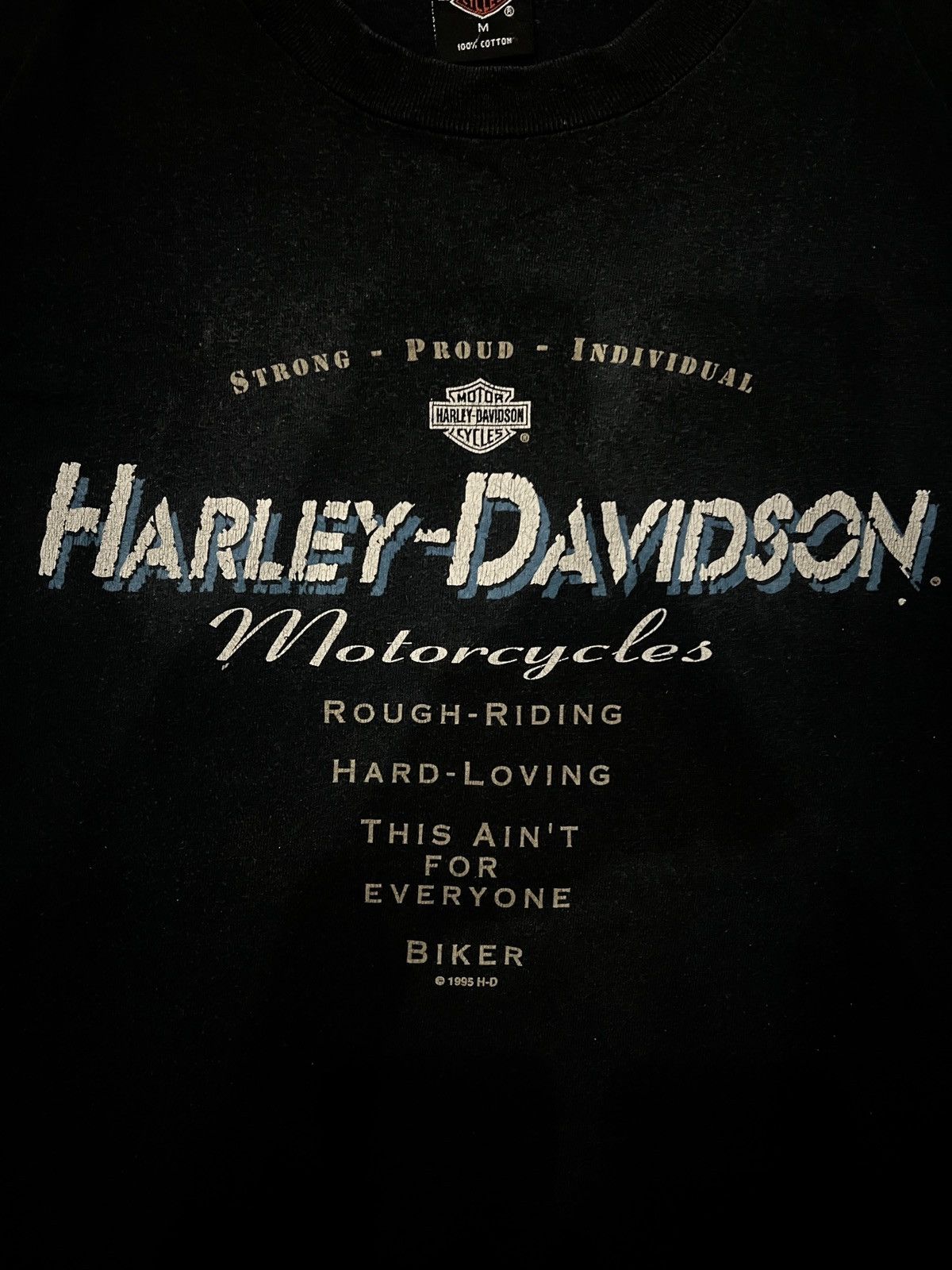 Harley Davidson 1995 Vintage Harley-Davidson Shirt Size M Size US M / EU 48-50 / 2 - 2 Thumbnail