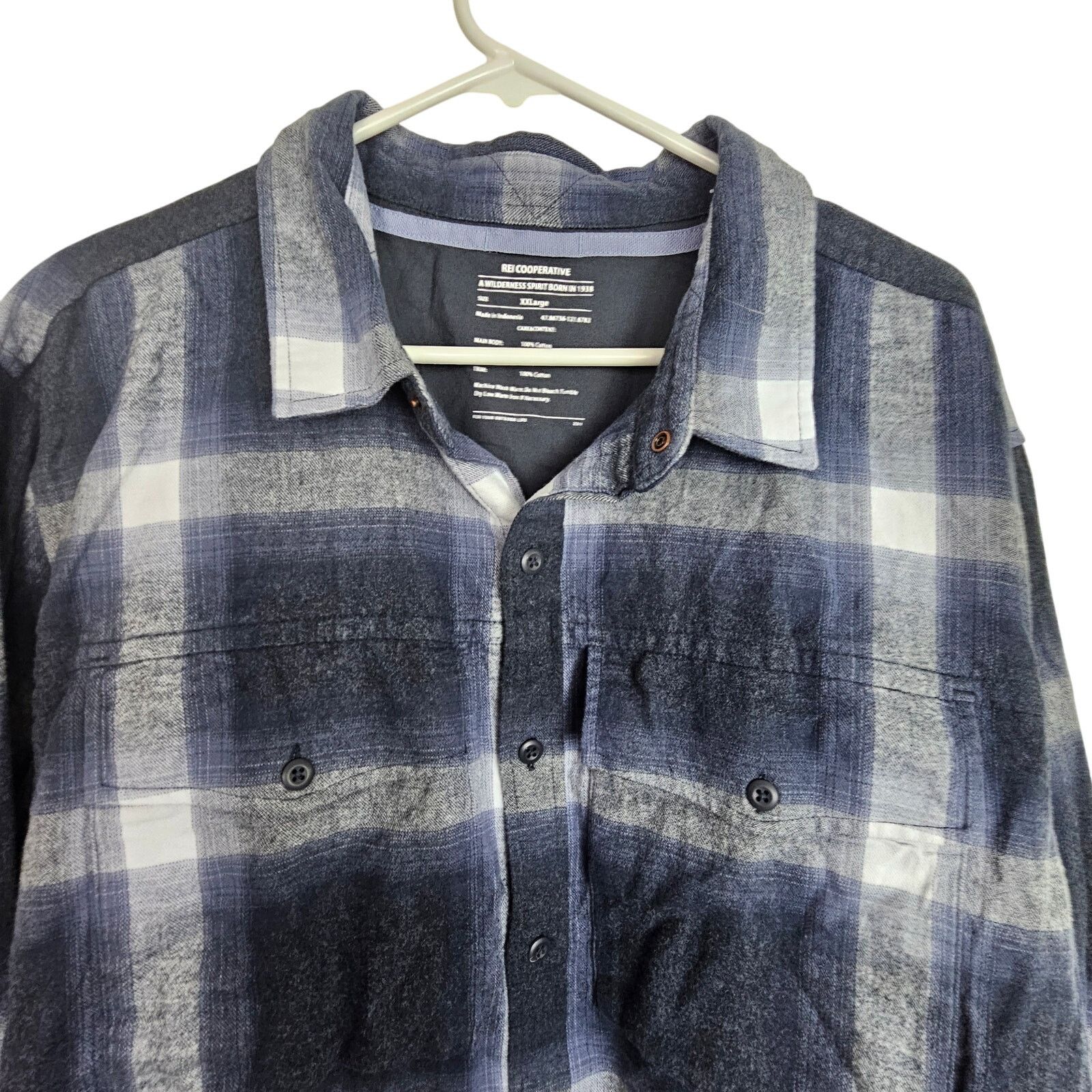 Rei REI Cooperative Men Plaid Flannel Shirt XXL Gorpcore Outdoor Size US XXL / EU 58 / 5 - 2 Thumbnail