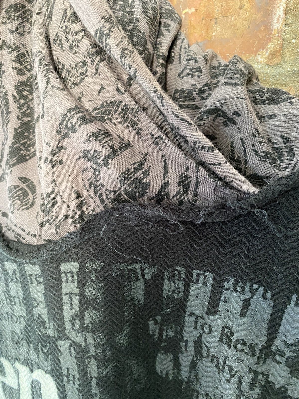 In The Attic Ninja twist herringbone hoodie undercover Size US M / EU 48-50 / 2 - 18 Thumbnail