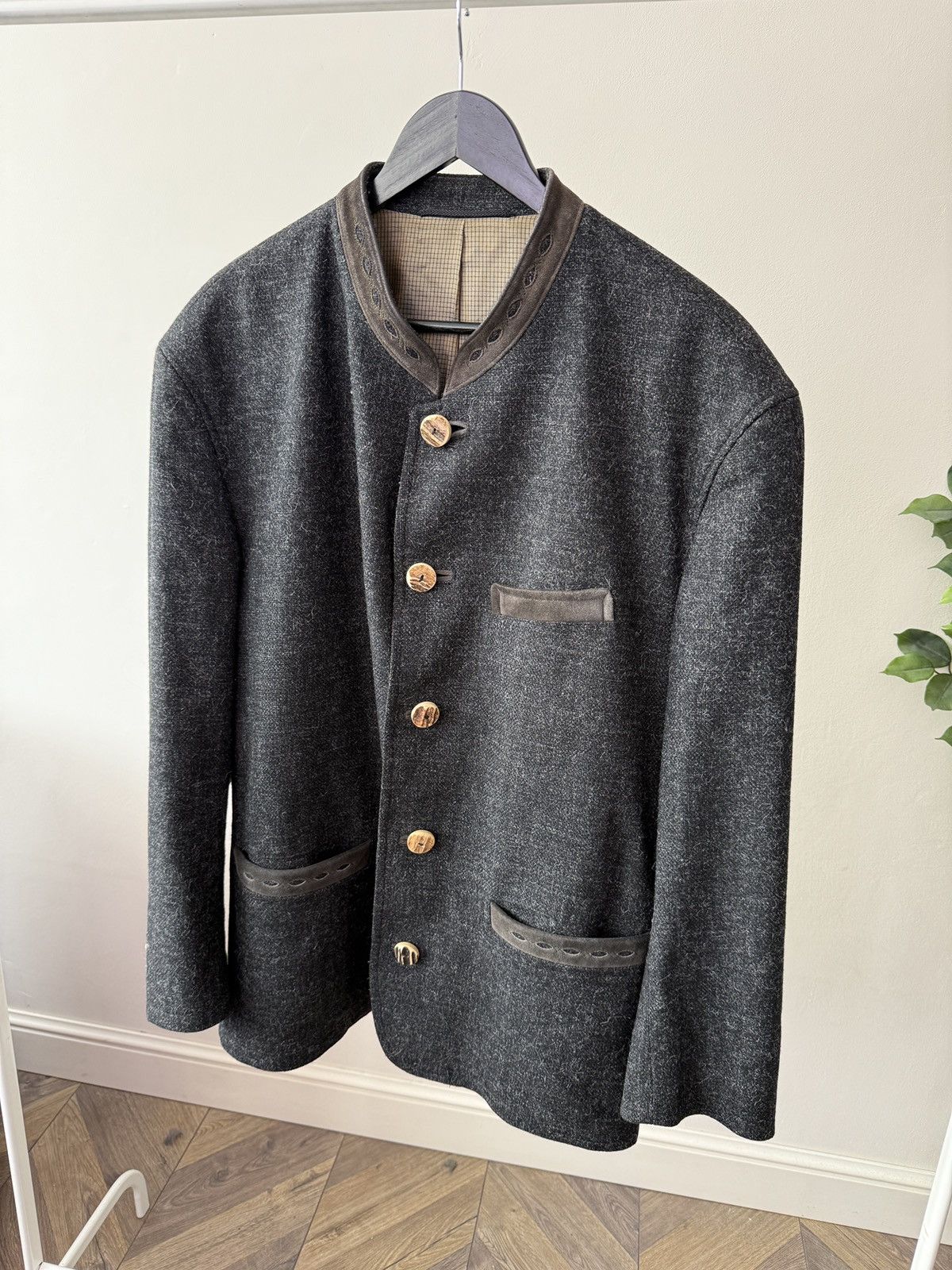 Other Vintage Lodenfrey Munich Loden Wool Jacket Size US L / EU 52-54 / 3 - 3 Thumbnail