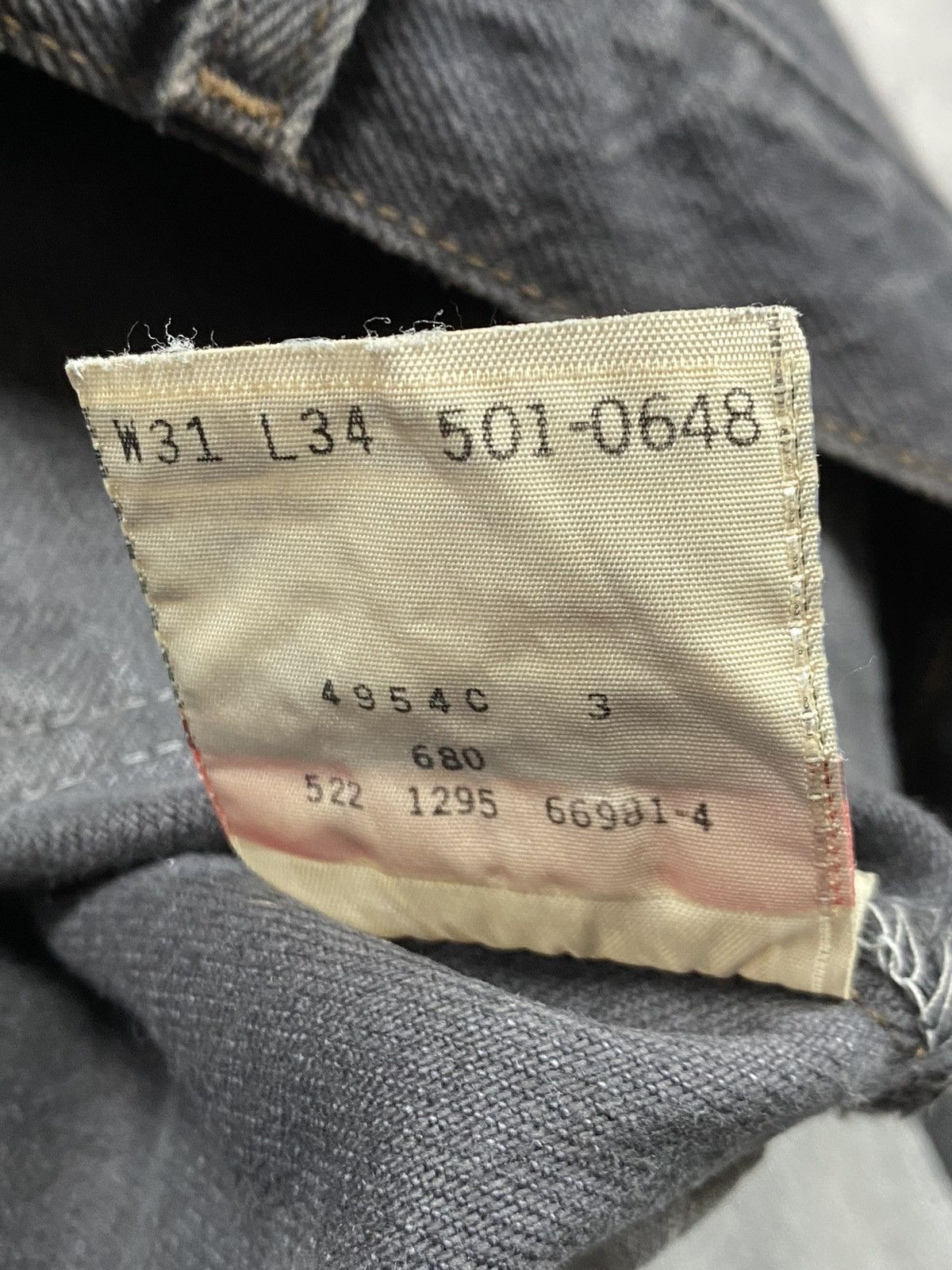 Levi's × Vintage Vintage 90s Levi’s 501 Made In USA Jeana Denim Pants Size US 31 - 11 Thumbnail
