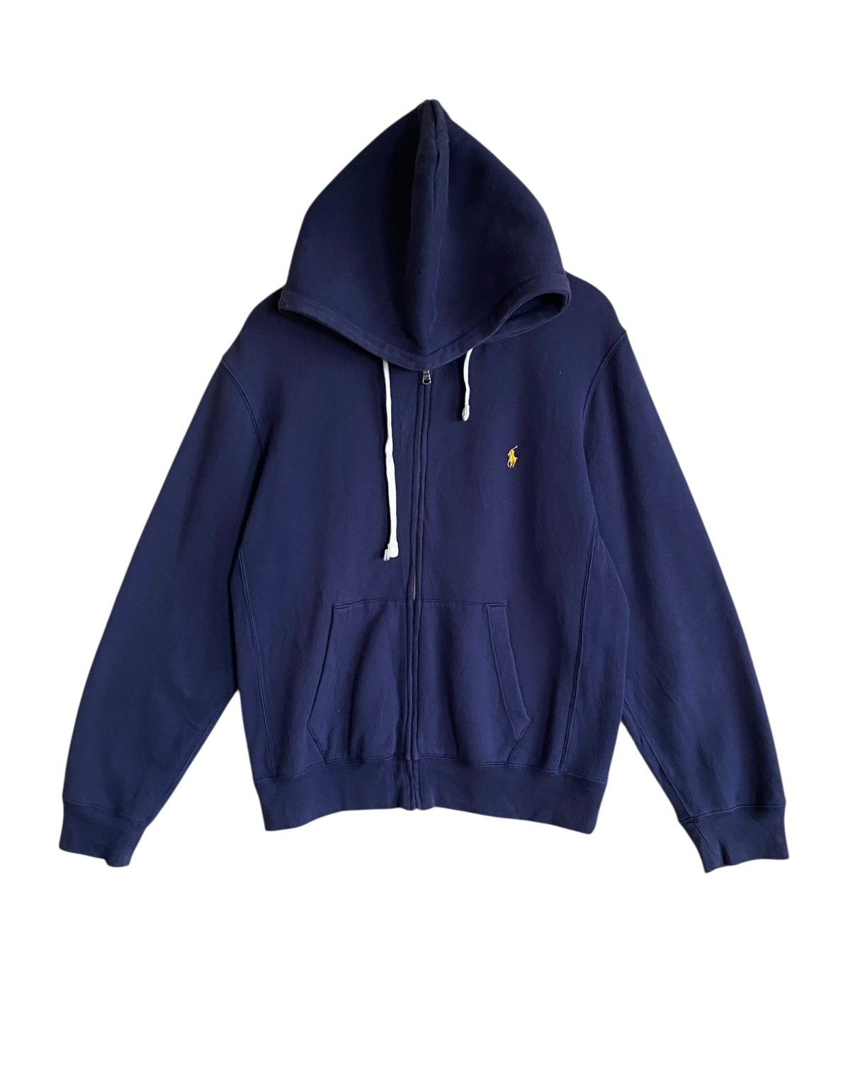 Polo Ralph Lauren Vintage Polo Ralph Lauren Small Pony Zipper Hoodie 1990s Size US L / EU 52-54 / 3 - 1 Thumbnail