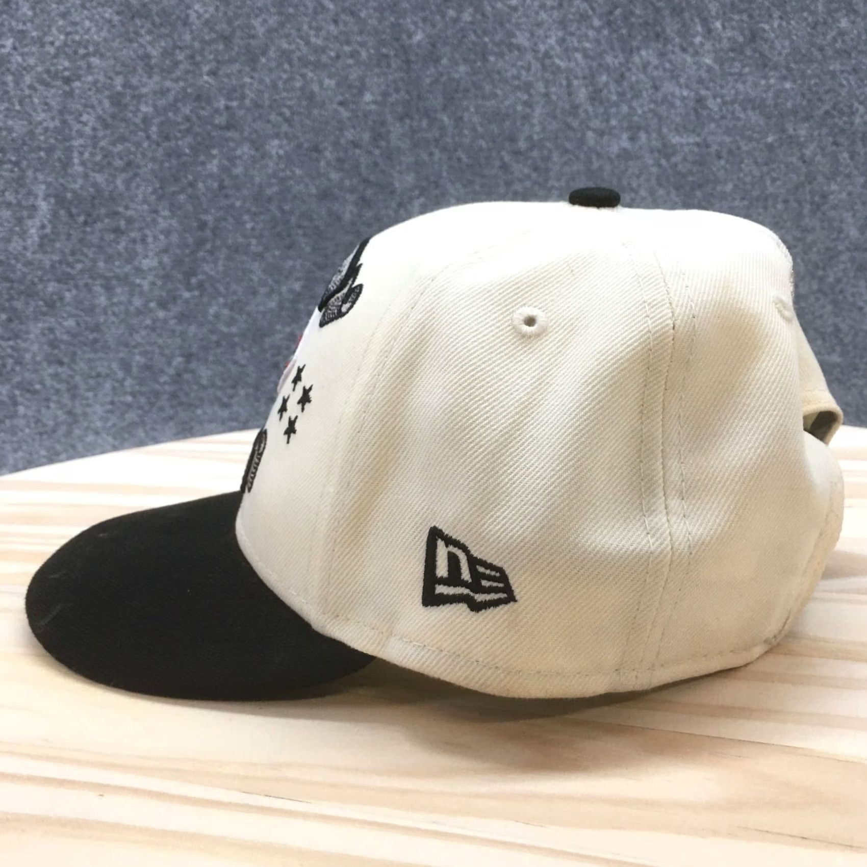 New Era Kansas City Chief Superbowl 57 Baseball Hat Mens White One Size Embroidered Logo Size ONE SIZE - 6 Thumbnail