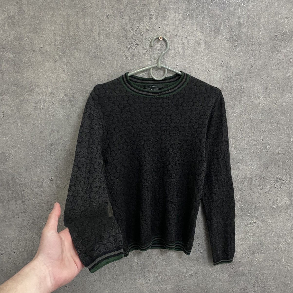 Gucci Vintage Gucci Monogram Wool Sweater Size US S / EU 44-46 / 1 - 2 Thumbnail