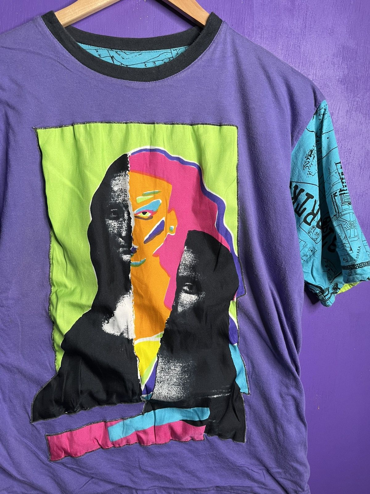 Vintage Vintage 80s/90s Mona Lisa reversible art t-shirt Size US M / EU 48-50 / 2 - 3 Thumbnail