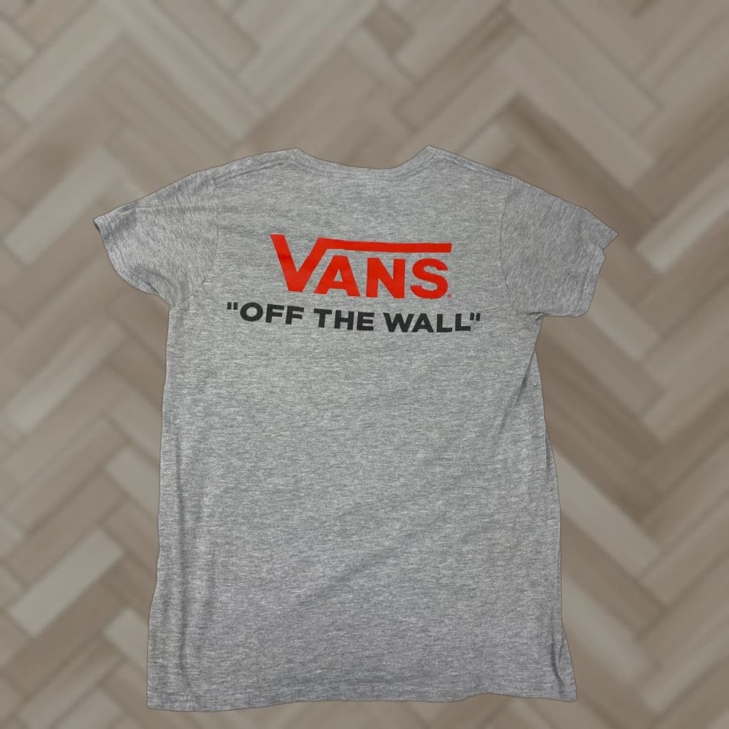 Vans VANS Off The Wall Gray Men's T-Shirt S Small Size Regular Crew Neck Short Sleeve California Logo Vintage No Size US S / EU 44-46 / 1 - 1 Thumbnail