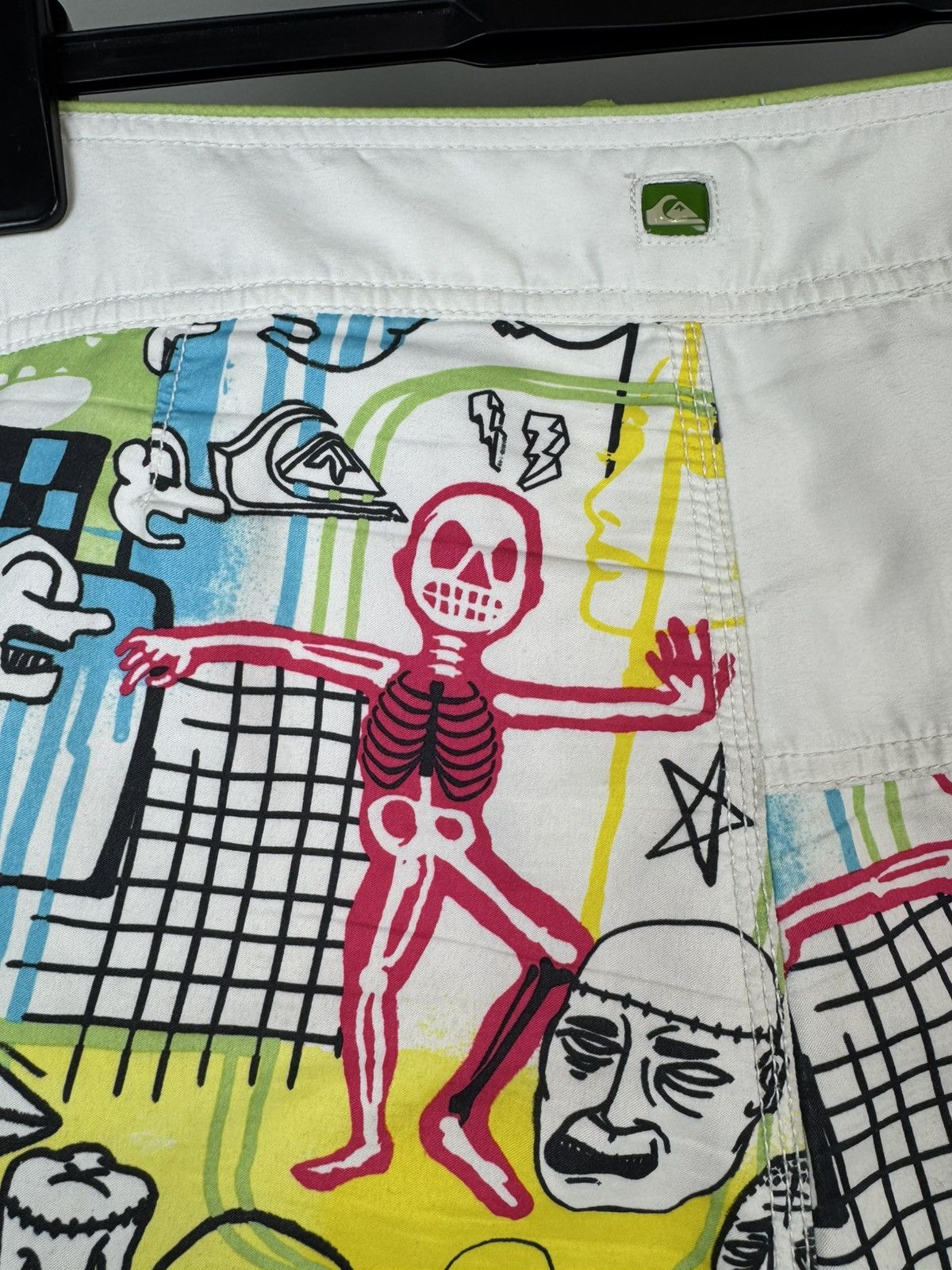 Quiksilver Quiksilver Off The Lip Board Shorts Swim Trunks Graffiti Y2K Size US 34 / EU 50 - 14 Thumbnail