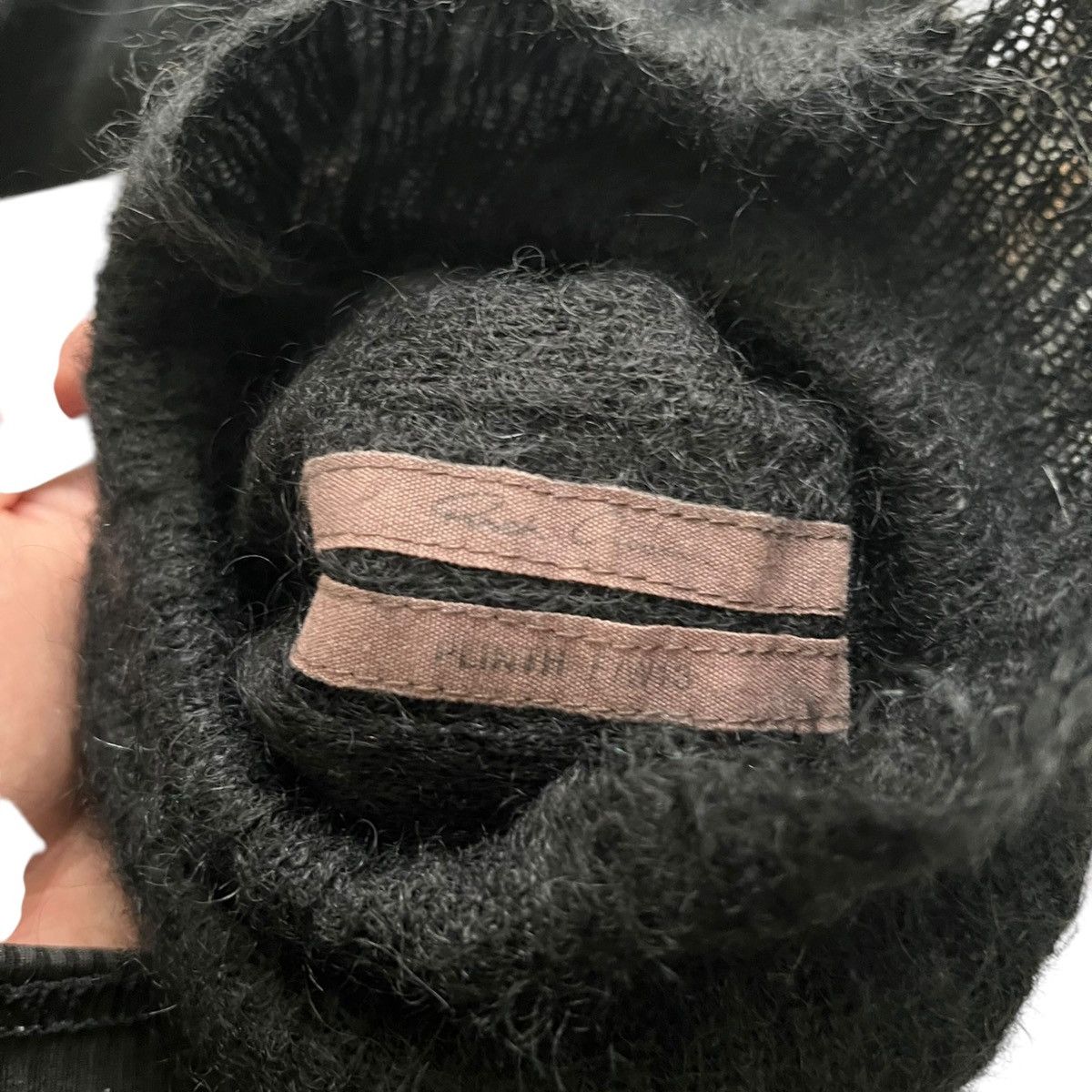 Rick Owens Rick dustulator pearl shoulder paneling turtleneck Size US S / EU 44-46 / 1 - 4 Thumbnail