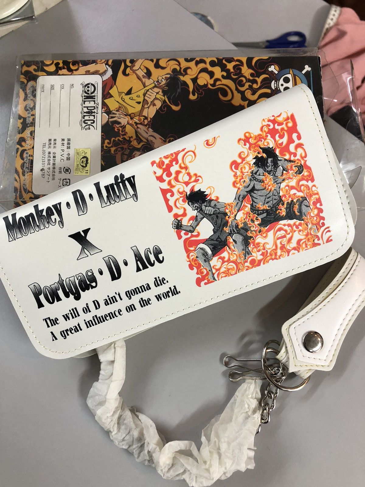 Anime × One Piece CHARACTER HERO MONKEY D LUFFY X PORTGAS D ACE LONG WALLET Size ONE SIZE - 8 Thumbnail