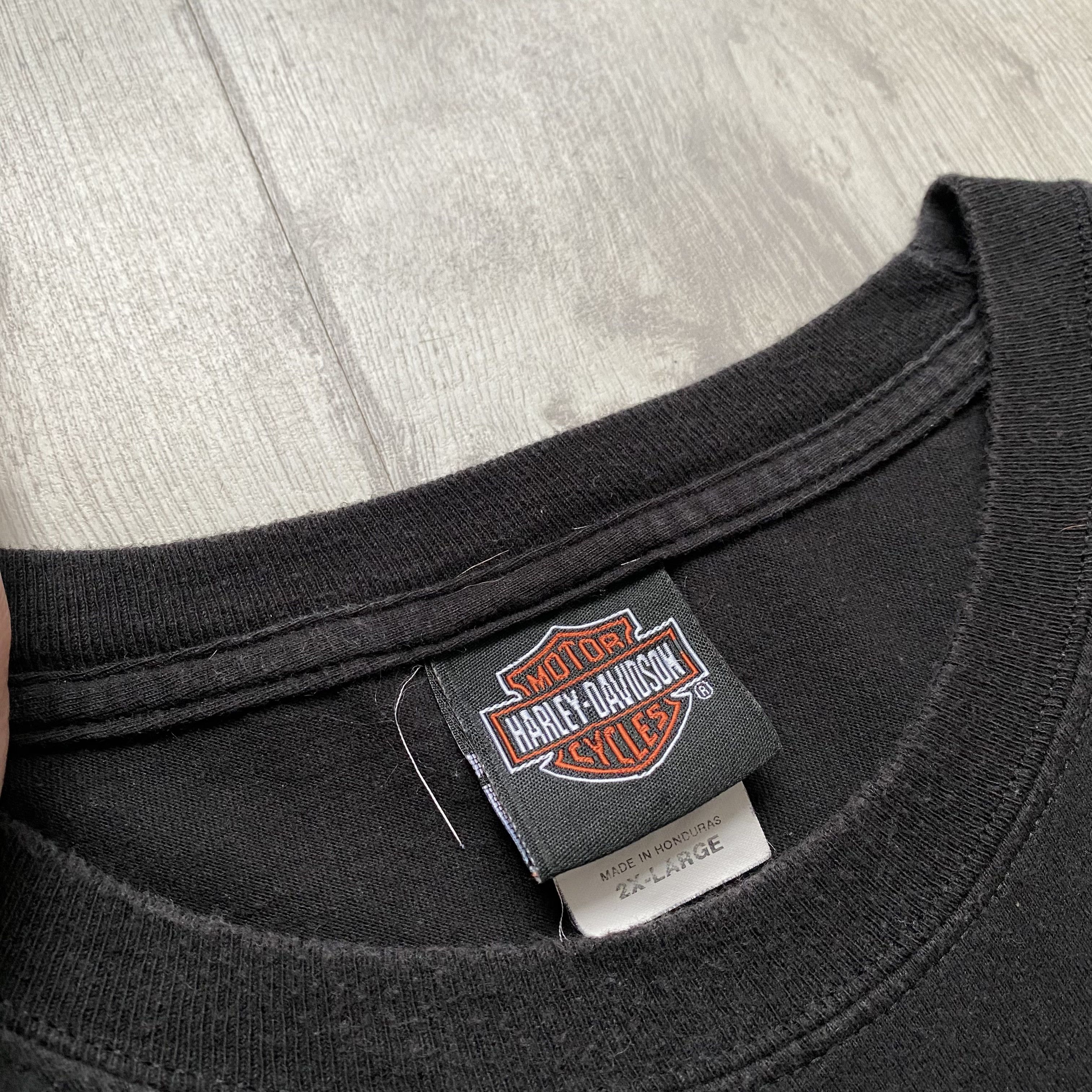 Harley Davidson Rock x Harley Davidson vintage washed TEE motorcycles Y2K Size US XL / EU 56 / 4 - 8 Thumbnail