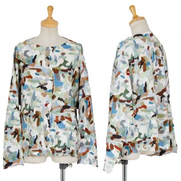 Issey Miyake Issey Miyake Oil painting mechanism shirt jacket Size US M / EU 48-50 / 2 - 2 Thumbnail